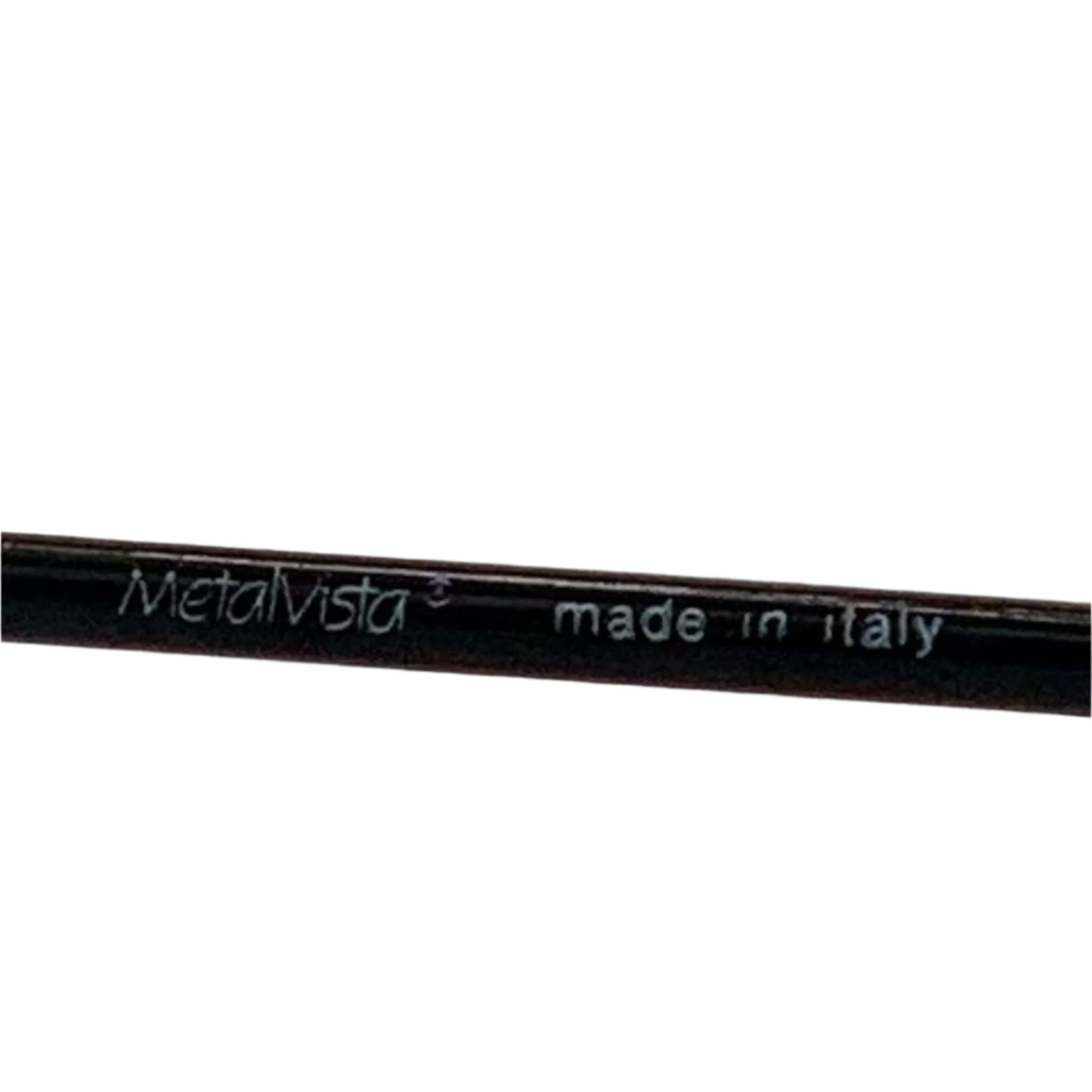 Vintage Metal Vista Aviator sunglasses, never worn Made in Italy with black/red frame and grey lenses