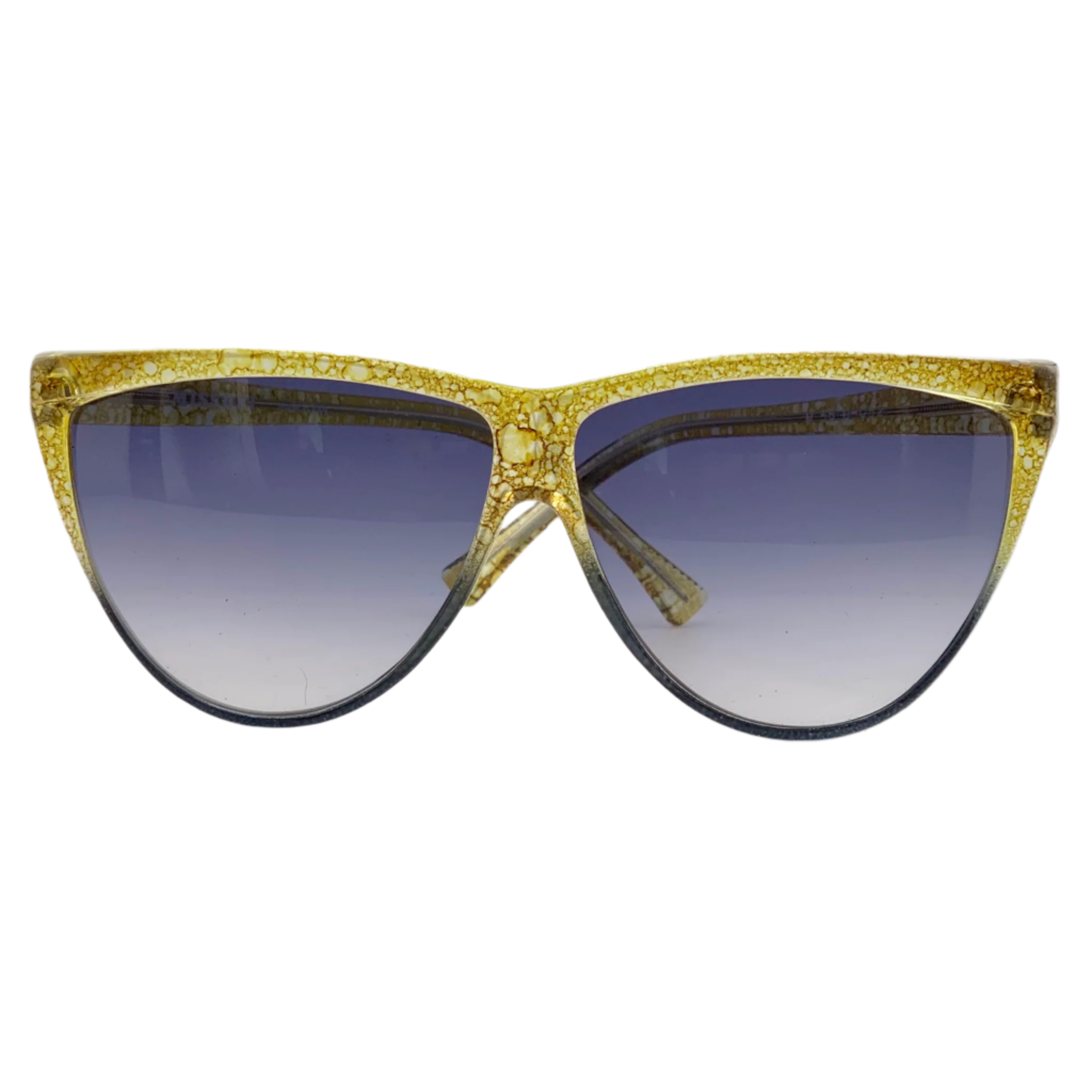 Colorful oval-shaped sunglasses by Missoni with stylish design and UV protection