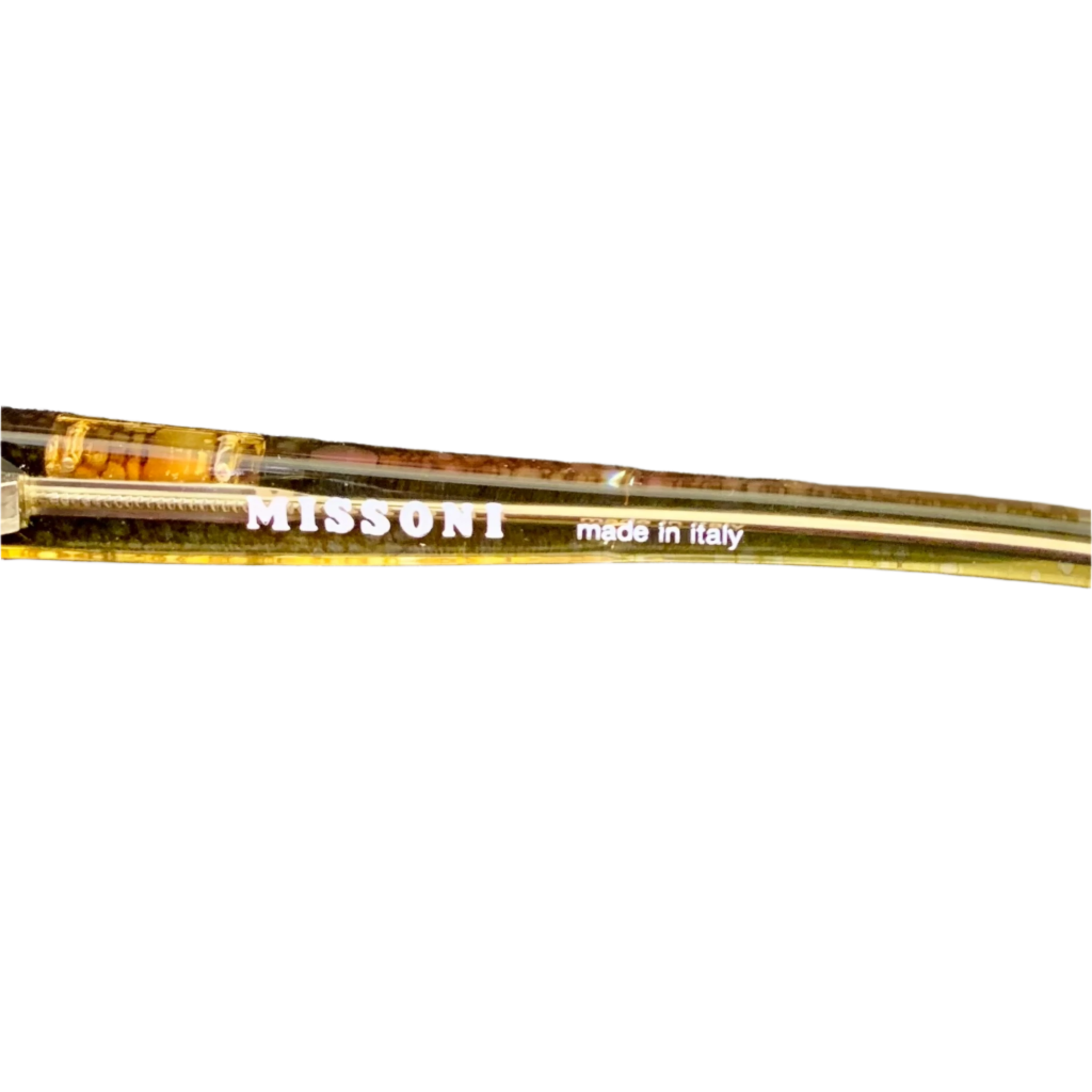 Missoni Oval M56U sunglasses in black and gold with sleek design