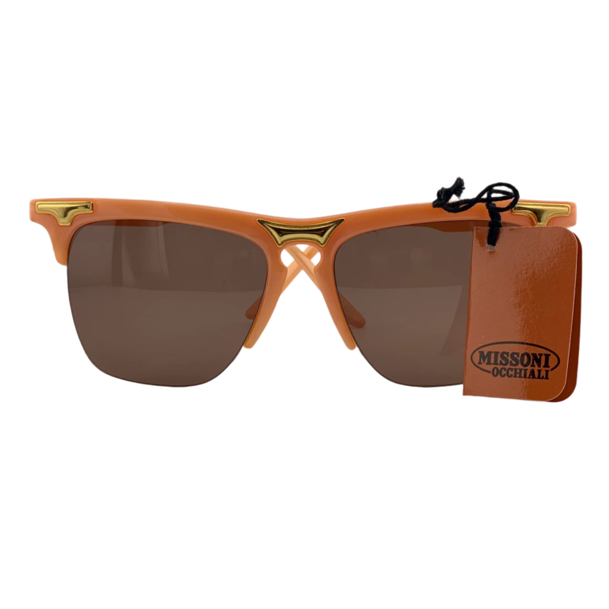 Vintage Missoni Square sunglasses in superb condition, perfect for men and women seeking authentic Italian eyewear