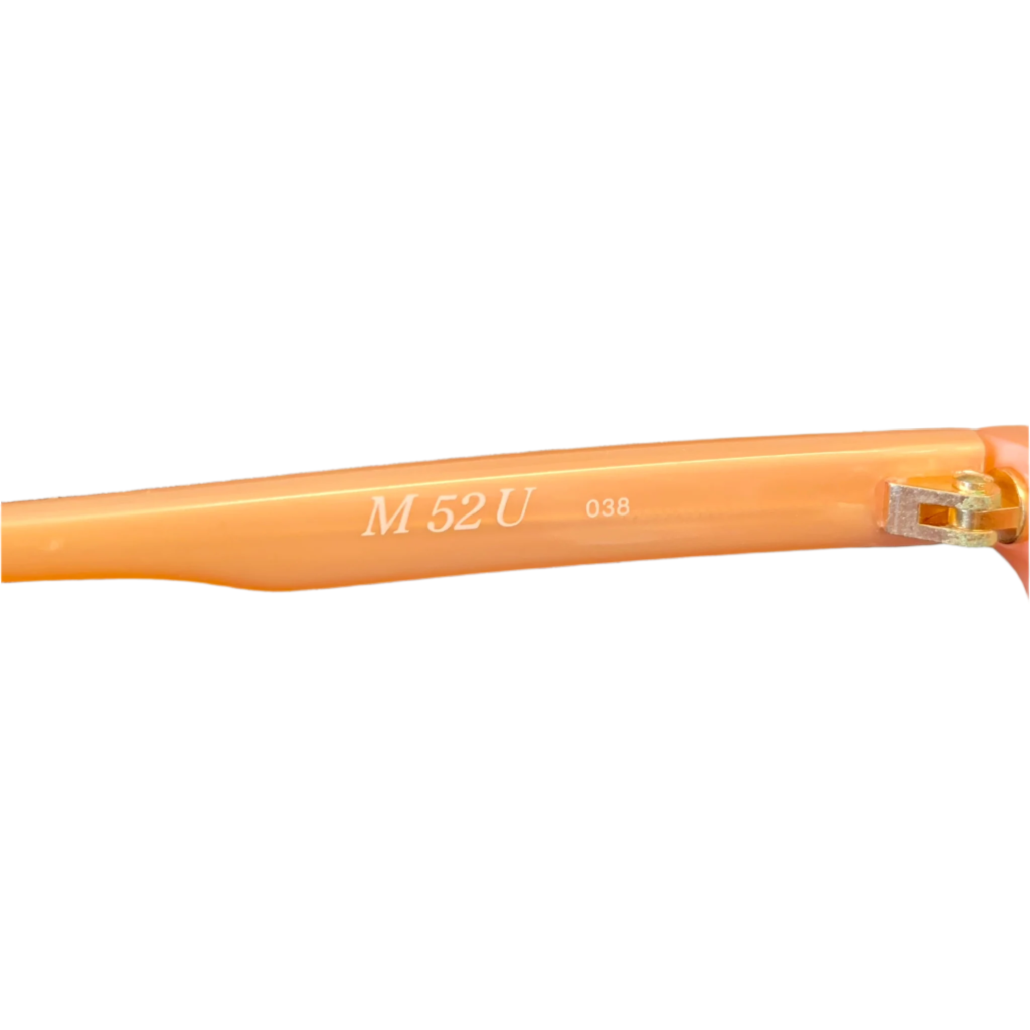 Missoni SQUARE M52U vintage sunglasses with orange frame and brown lens, crafted for UV protection