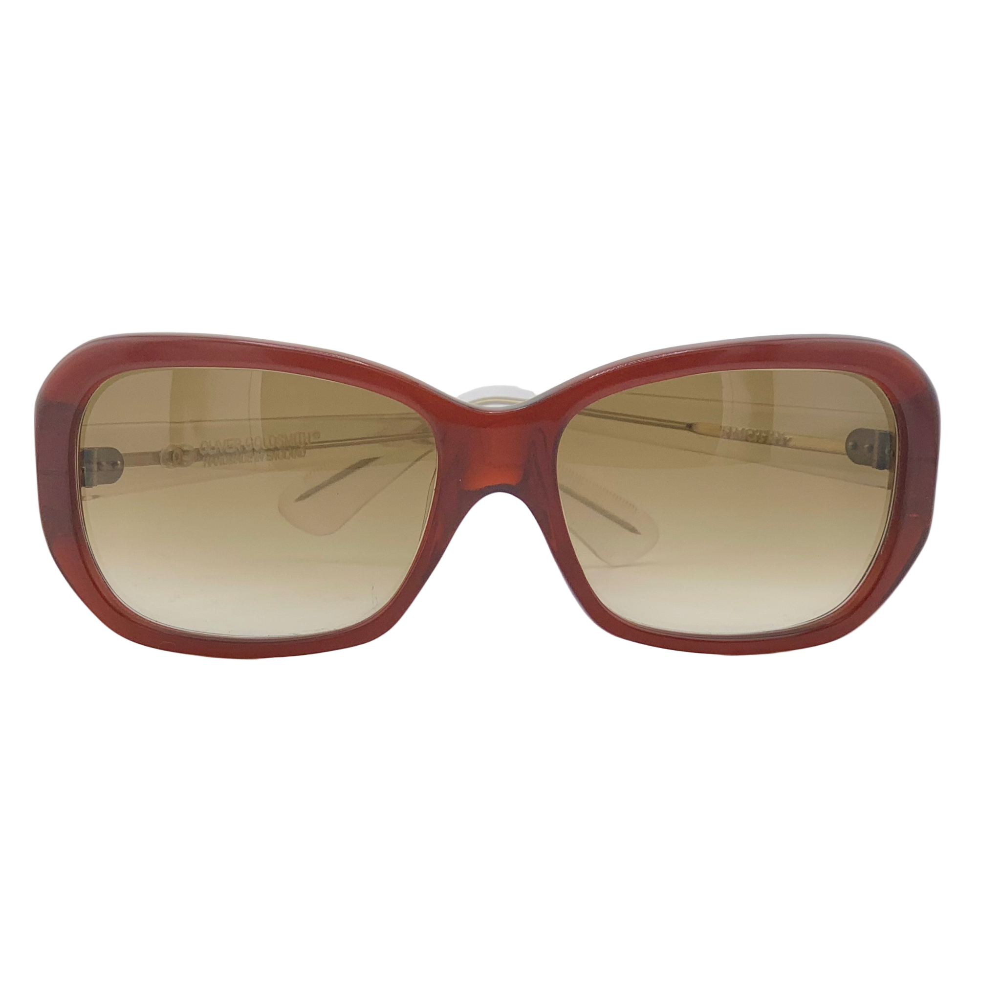 VINTAGE OLIVER GOLDSMITH OVAL SUNGLASSES FROM THE 1980'S