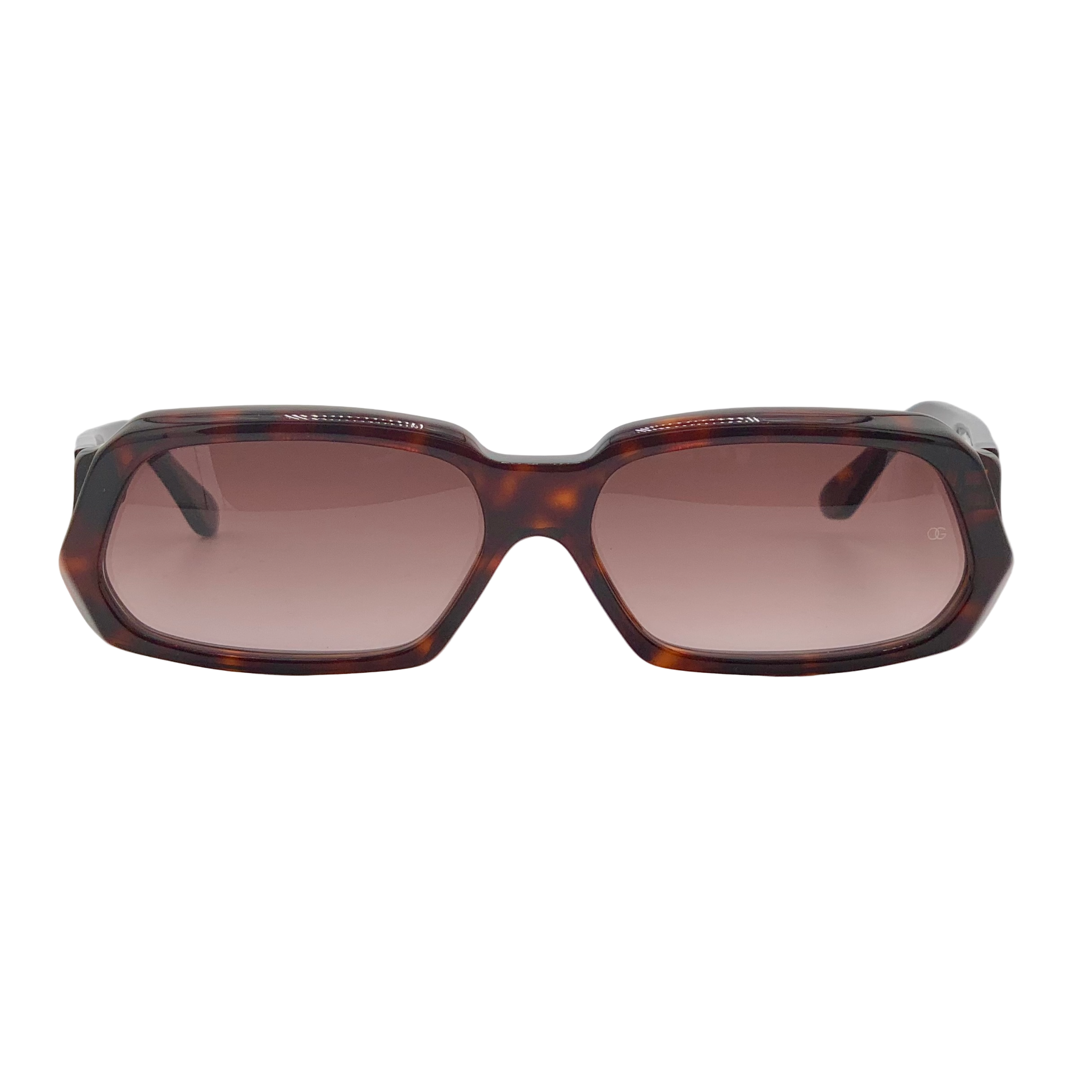 VINTAGE OLIVER GOLDSMITH RECTANGLE SUNGLASSES FROM THE 1980'S