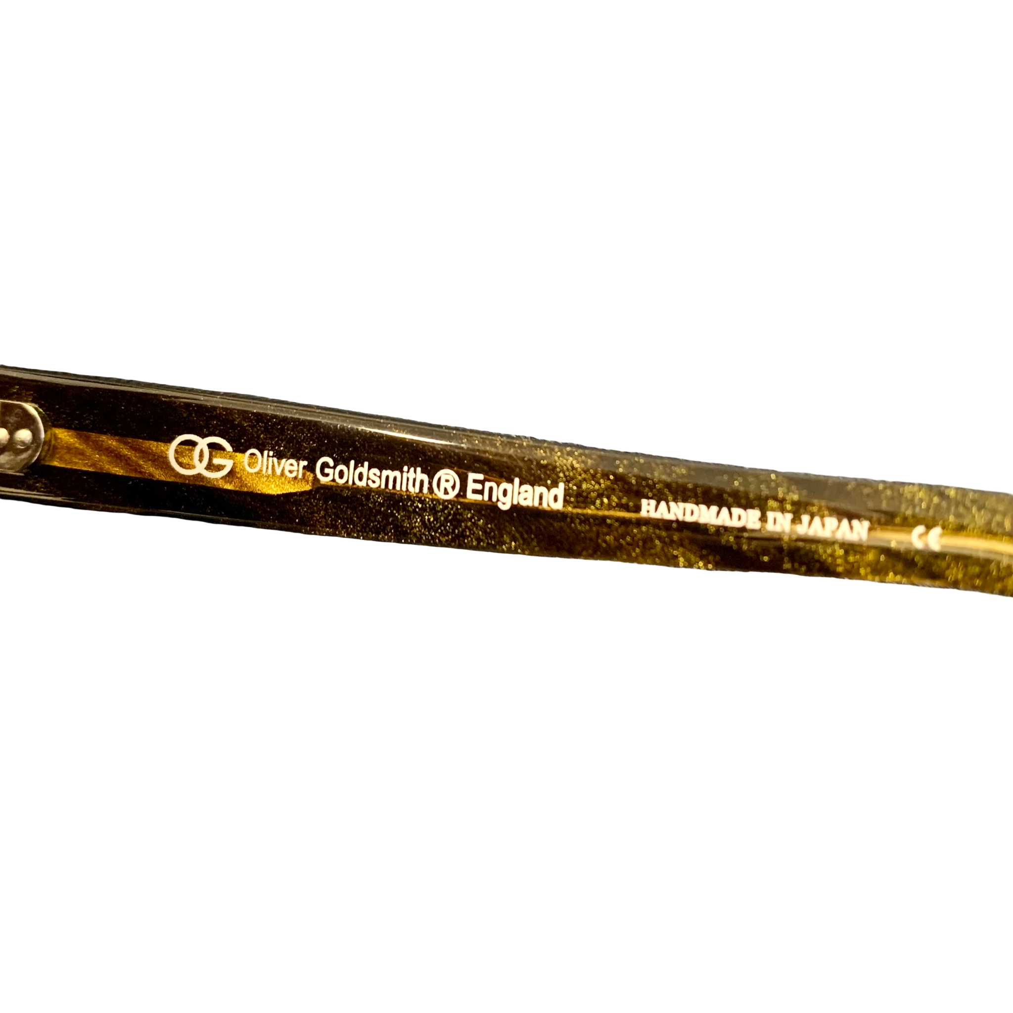 VINTAGE OLIVER GOLDSMITH OVAL SUNGLASSES FROM THE 1980'S