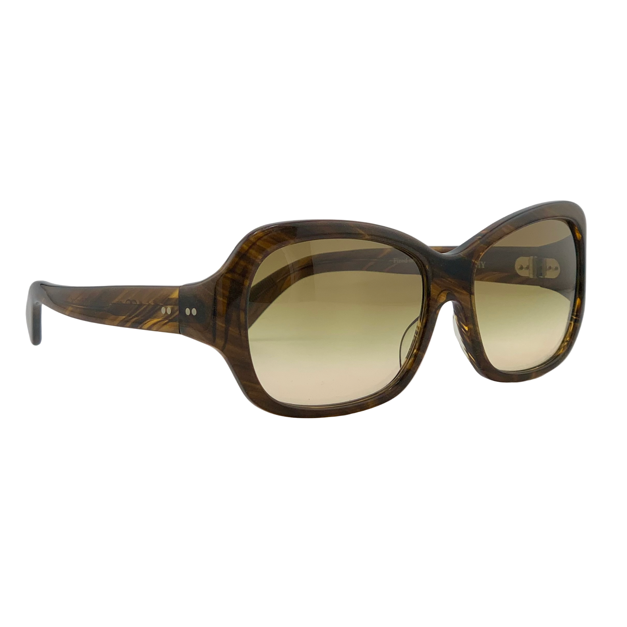 VINTAGE OLIVER GOLDSMITH OVAL SUNGLASSES FROM THE 1980'S