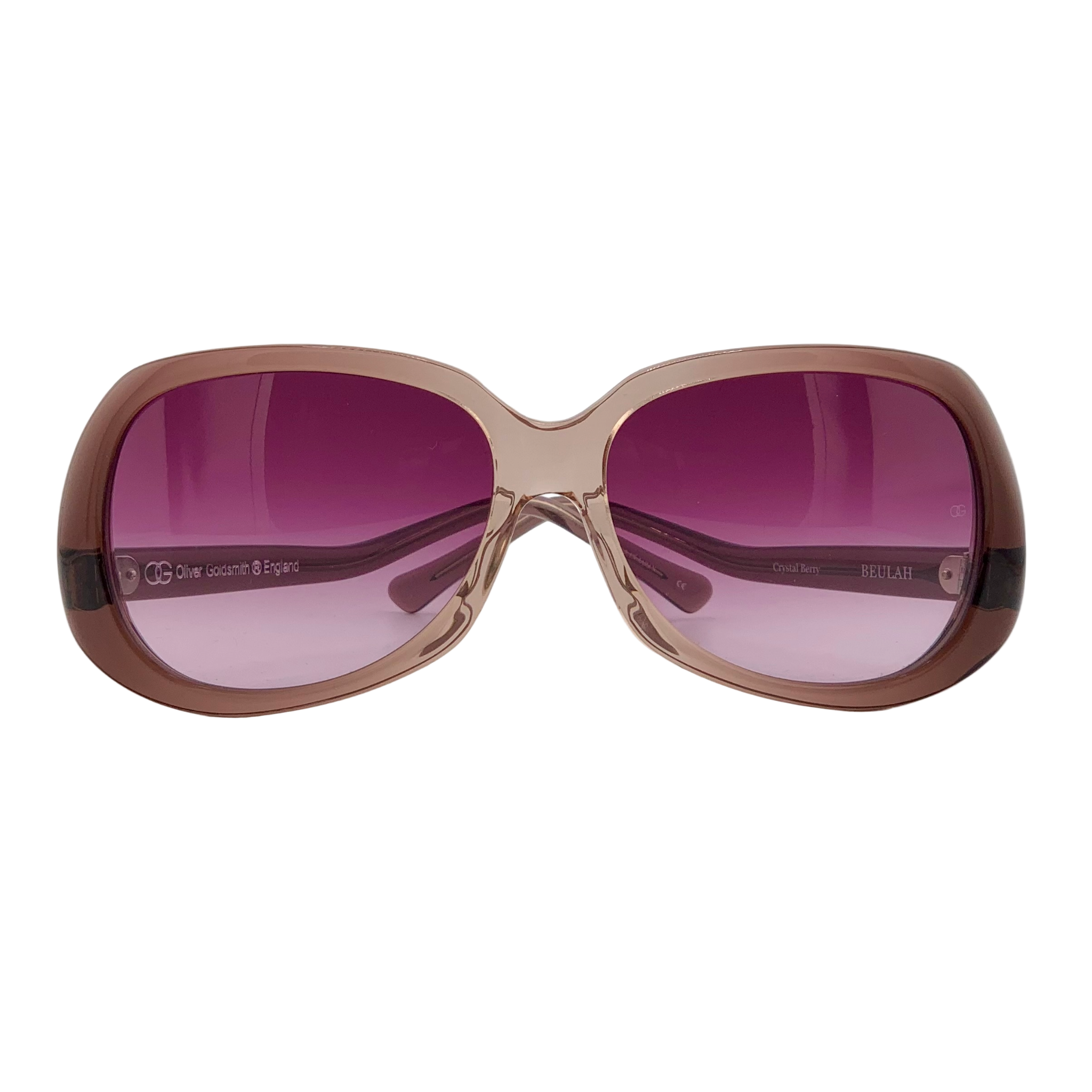 VINTAGE OLIVER GOLDSMITH ROUND SUNGLASSES FROM THE 1980'S