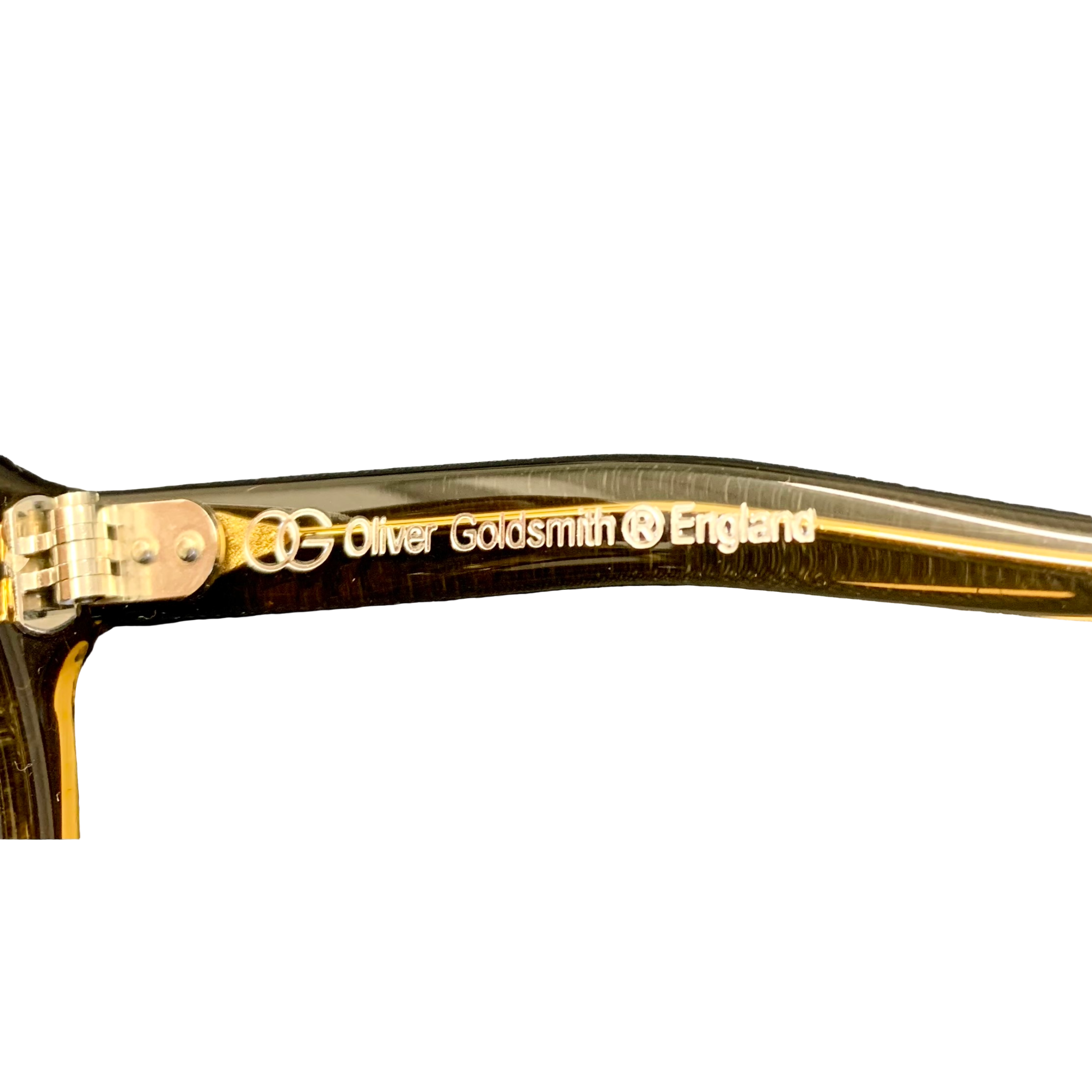 VINTAGE OLIVER GOLDSMITH ROUND SUNGLASSES FROM THE 1980'S