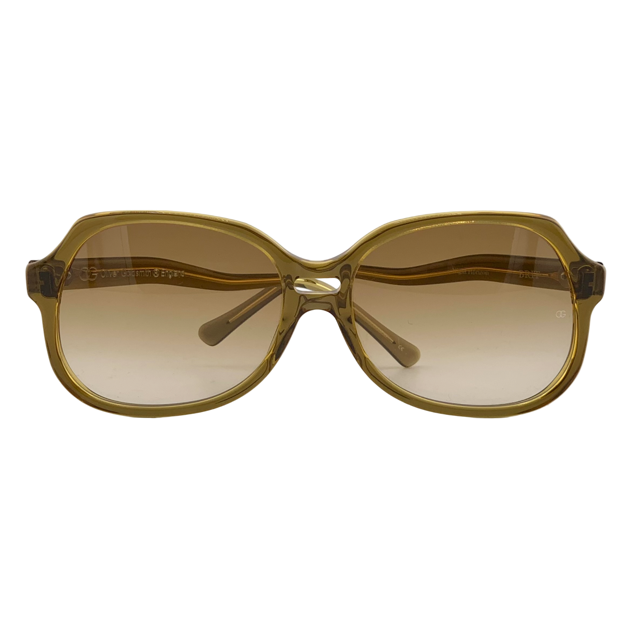 VINTAGE OLIVER GOLDSMITH ROUND SUNGLASSES FROM THE 1980'S