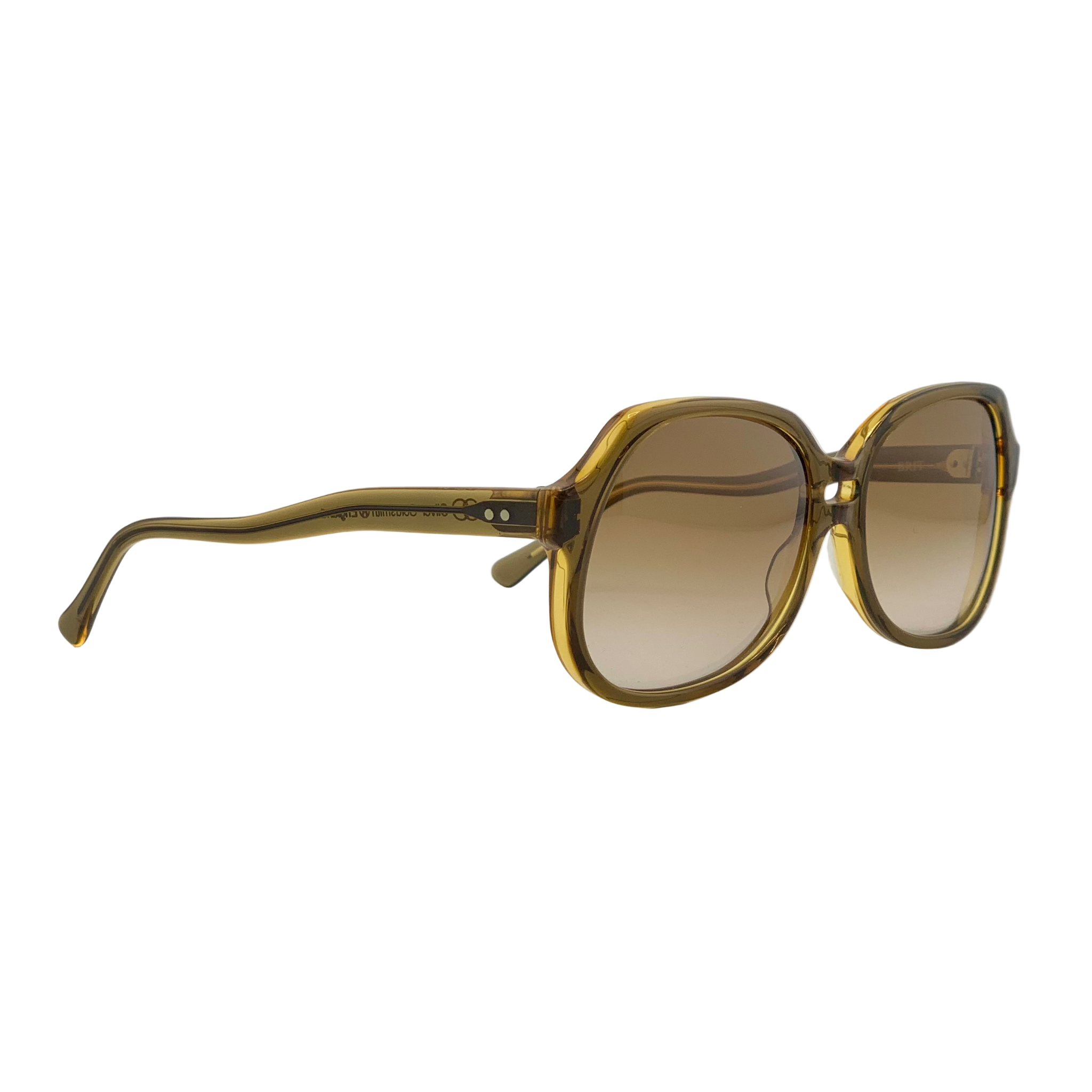 VINTAGE OLIVER GOLDSMITH ROUND SUNGLASSES FROM THE 1980'S