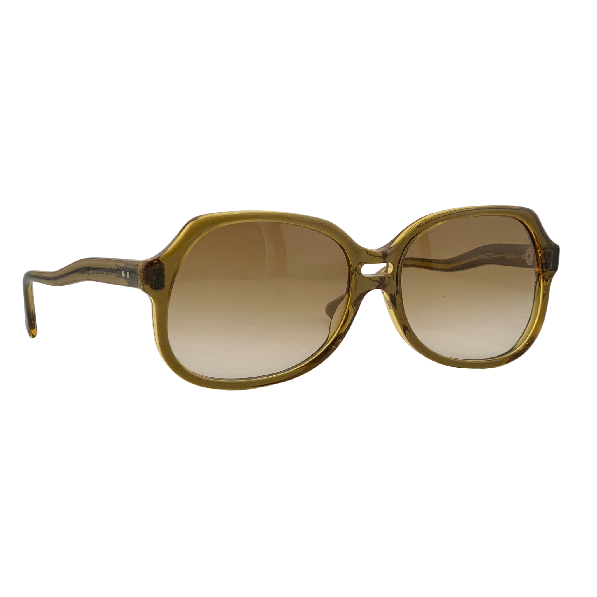 VINTAGE OLIVER GOLDSMITH ROUND SUNGLASSES FROM THE 1980'S