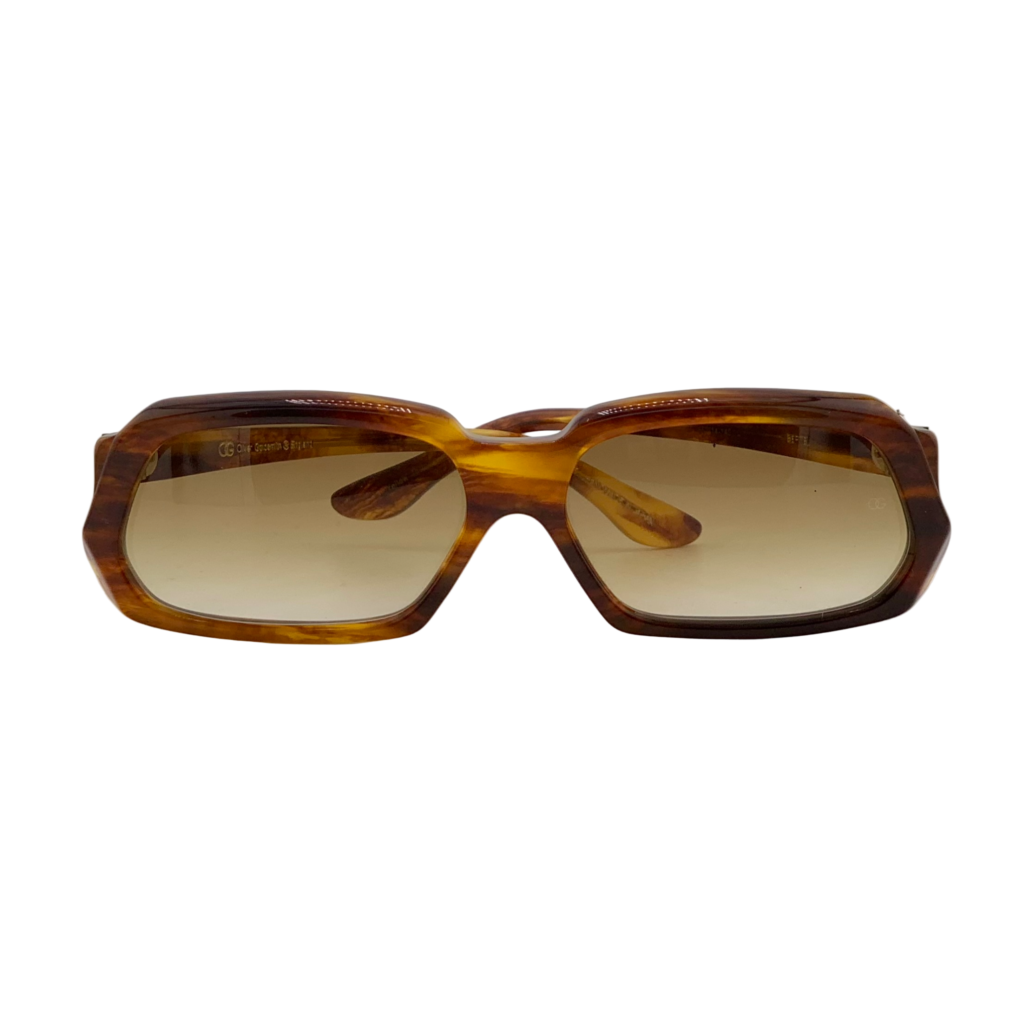 VINTAGE OLIVER GOLDSMITH RECTANGLE SUNGLASSES FROM THE 1980'S