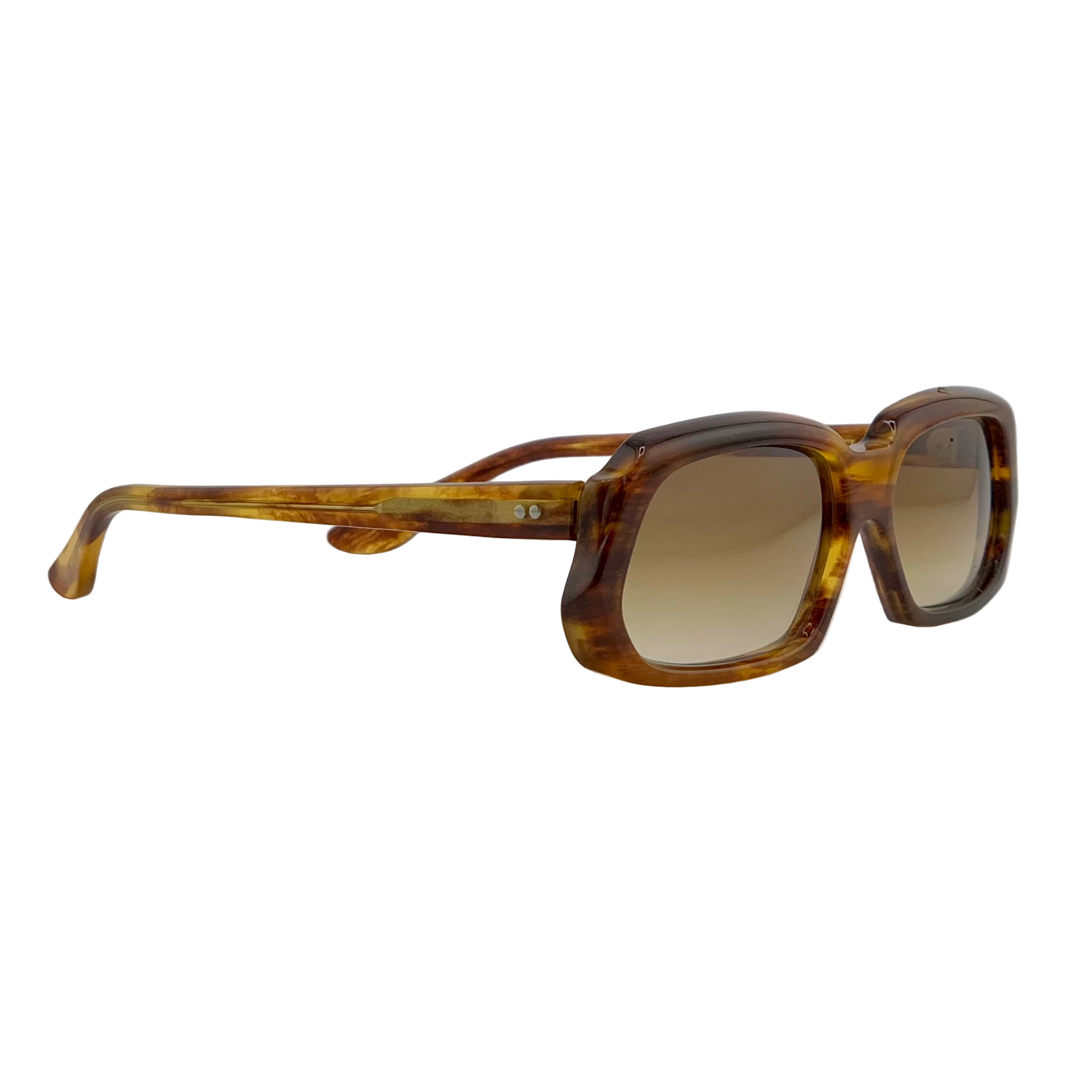 VINTAGE OLIVER GOLDSMITH RECTANGLE SUNGLASSES FROM THE 1980'S