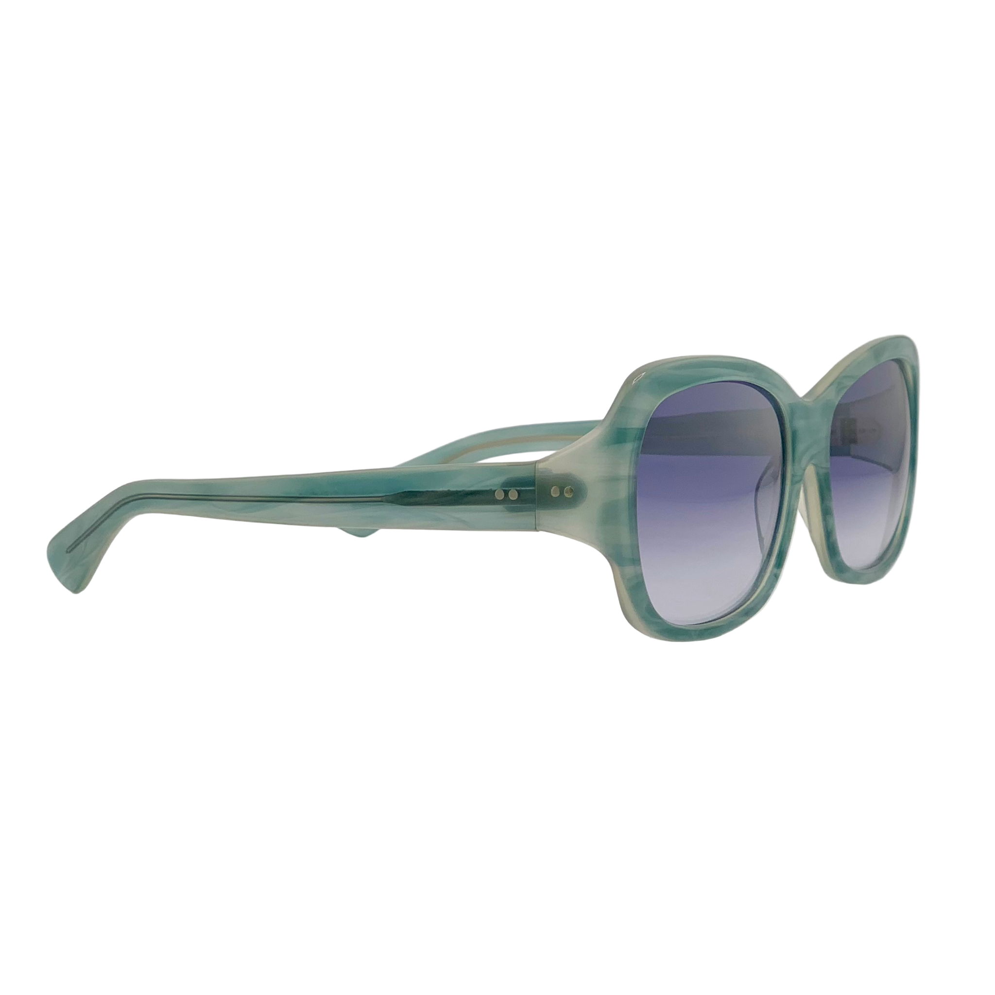 VINTAGE OLIVER GOLDSMITH OVAL SUNGLASSES FROM THE 1980'S