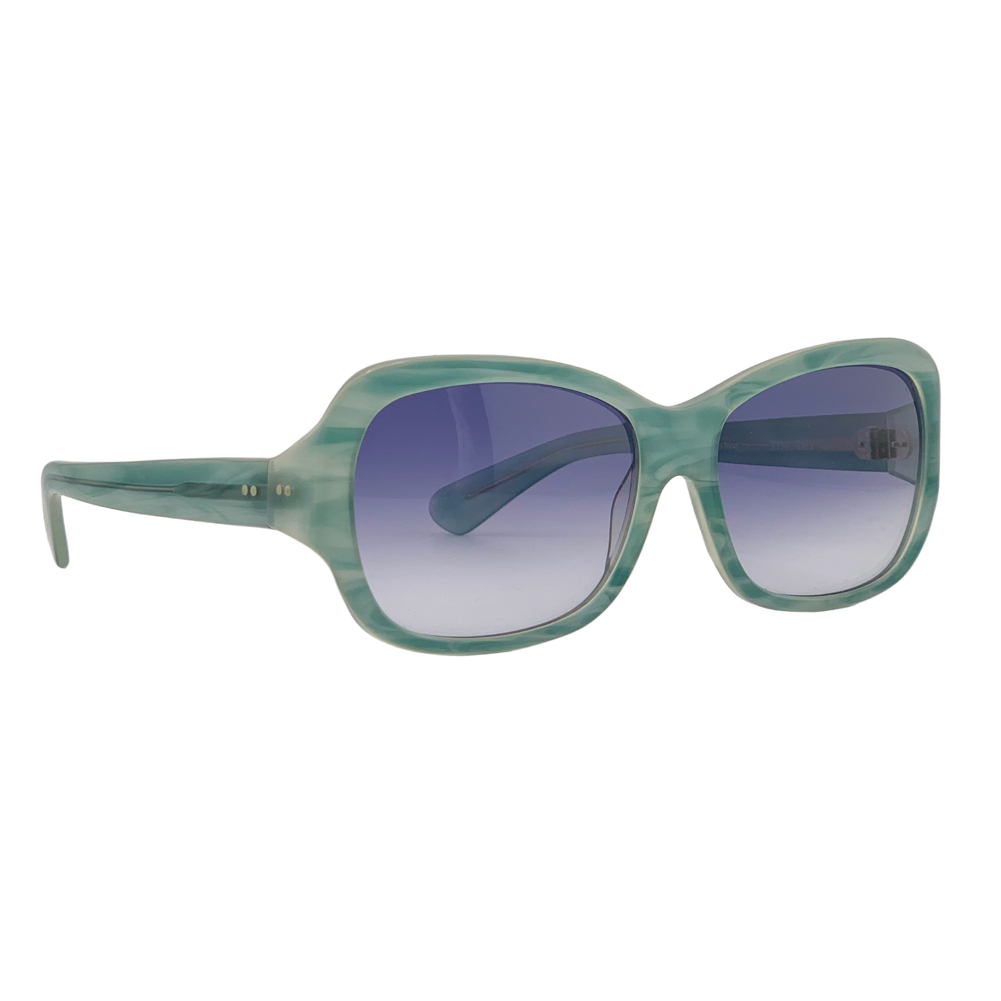 VINTAGE OLIVER GOLDSMITH OVAL SUNGLASSES FROM THE 1980'S