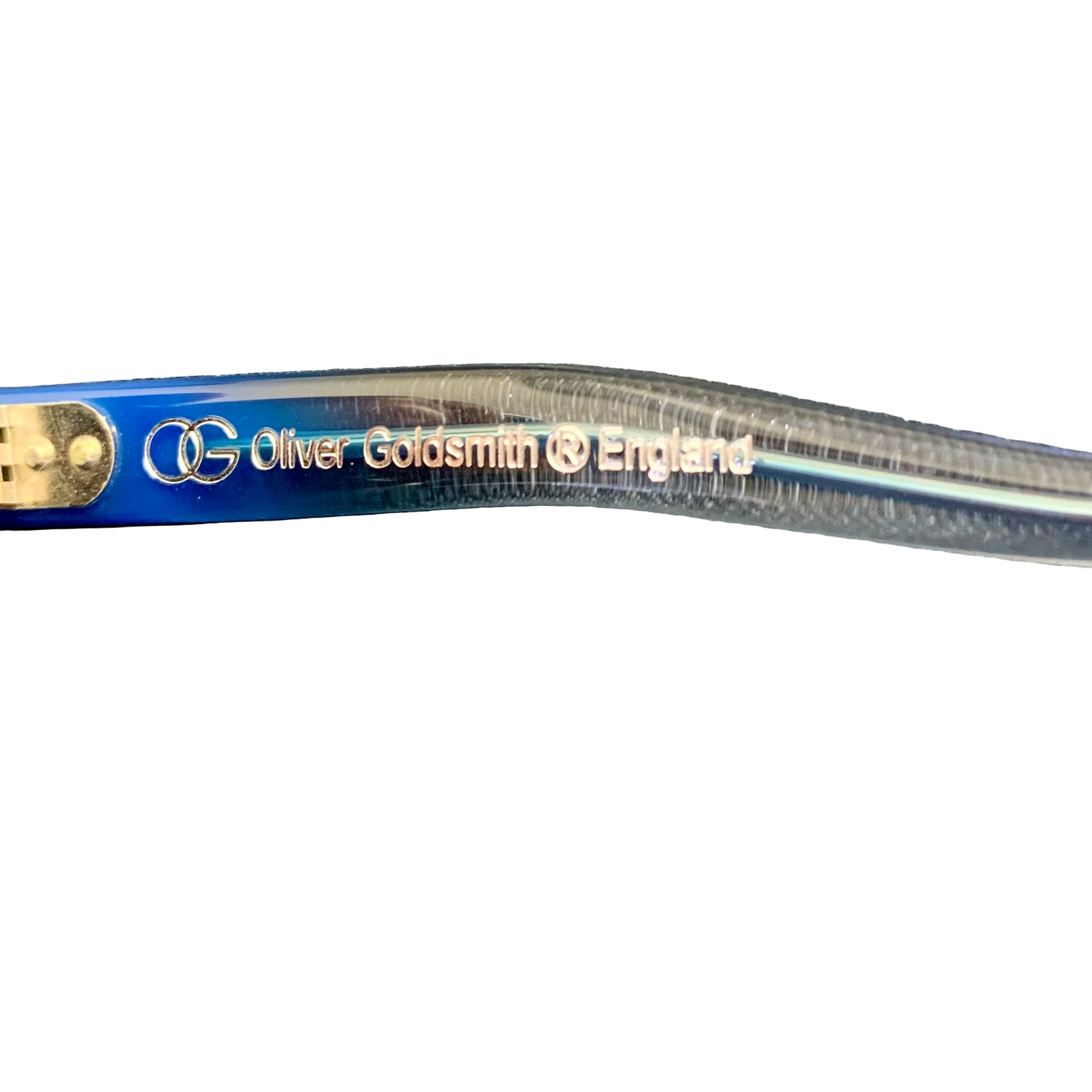 VINTAGE OLIVER GOLDSMITH OVAL SUNGLASSES FROM THE 1980'S