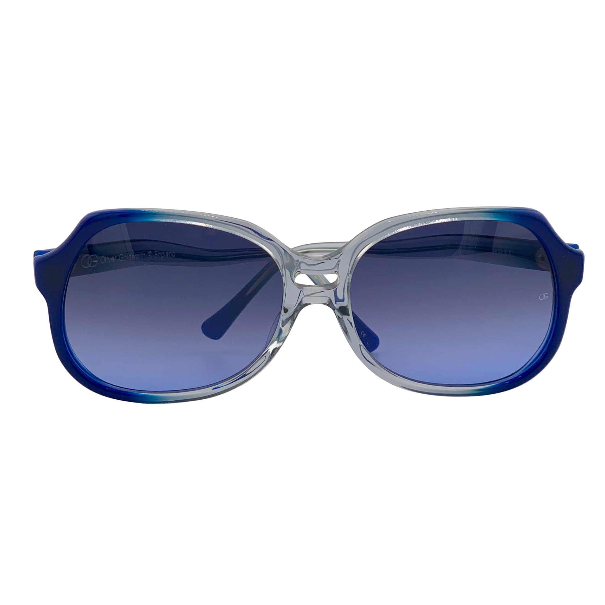 VINTAGE OLIVER GOLDSMITH OVAL SUNGLASSES FROM THE 1980'S