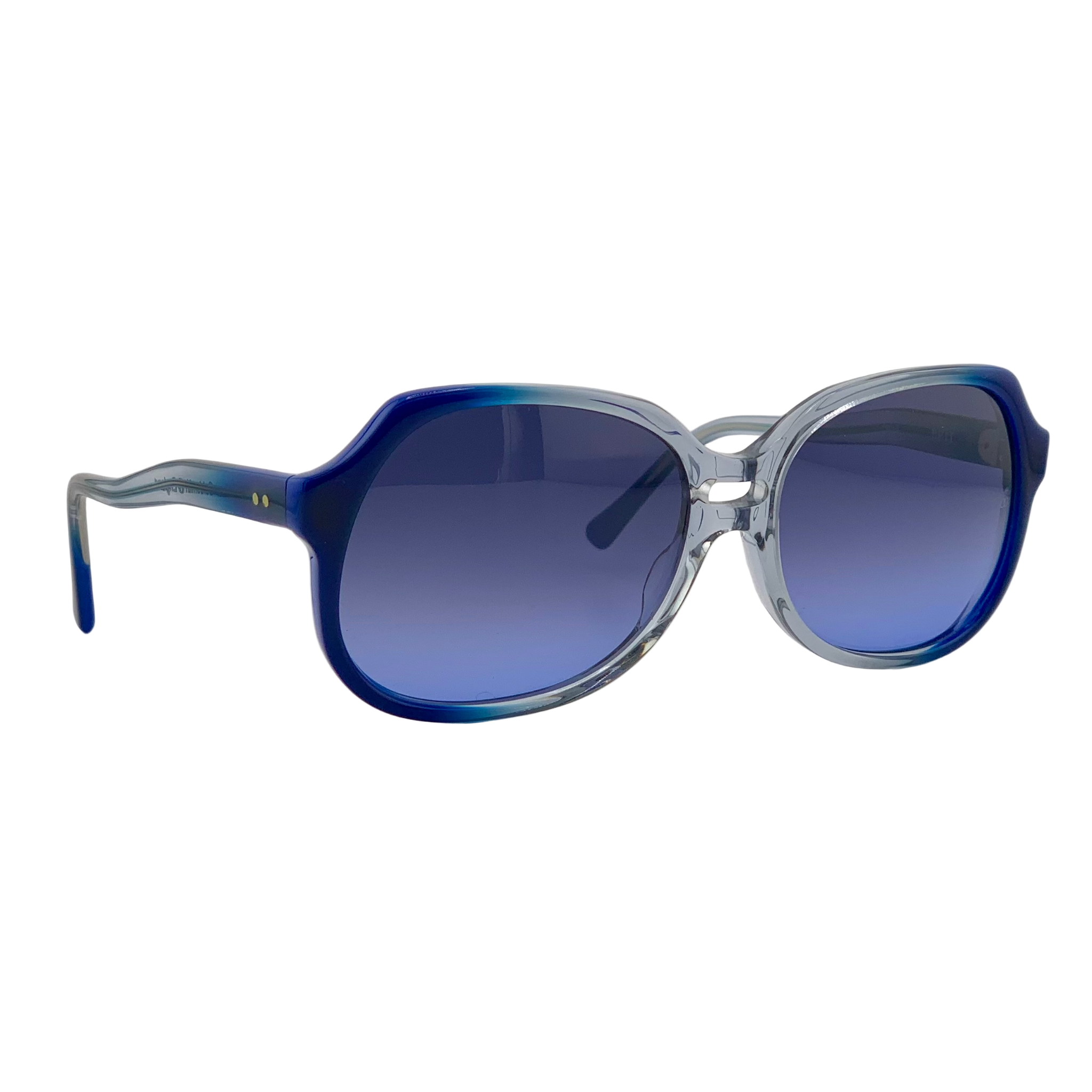 VINTAGE OLIVER GOLDSMITH OVAL SUNGLASSES FROM THE 1980'S