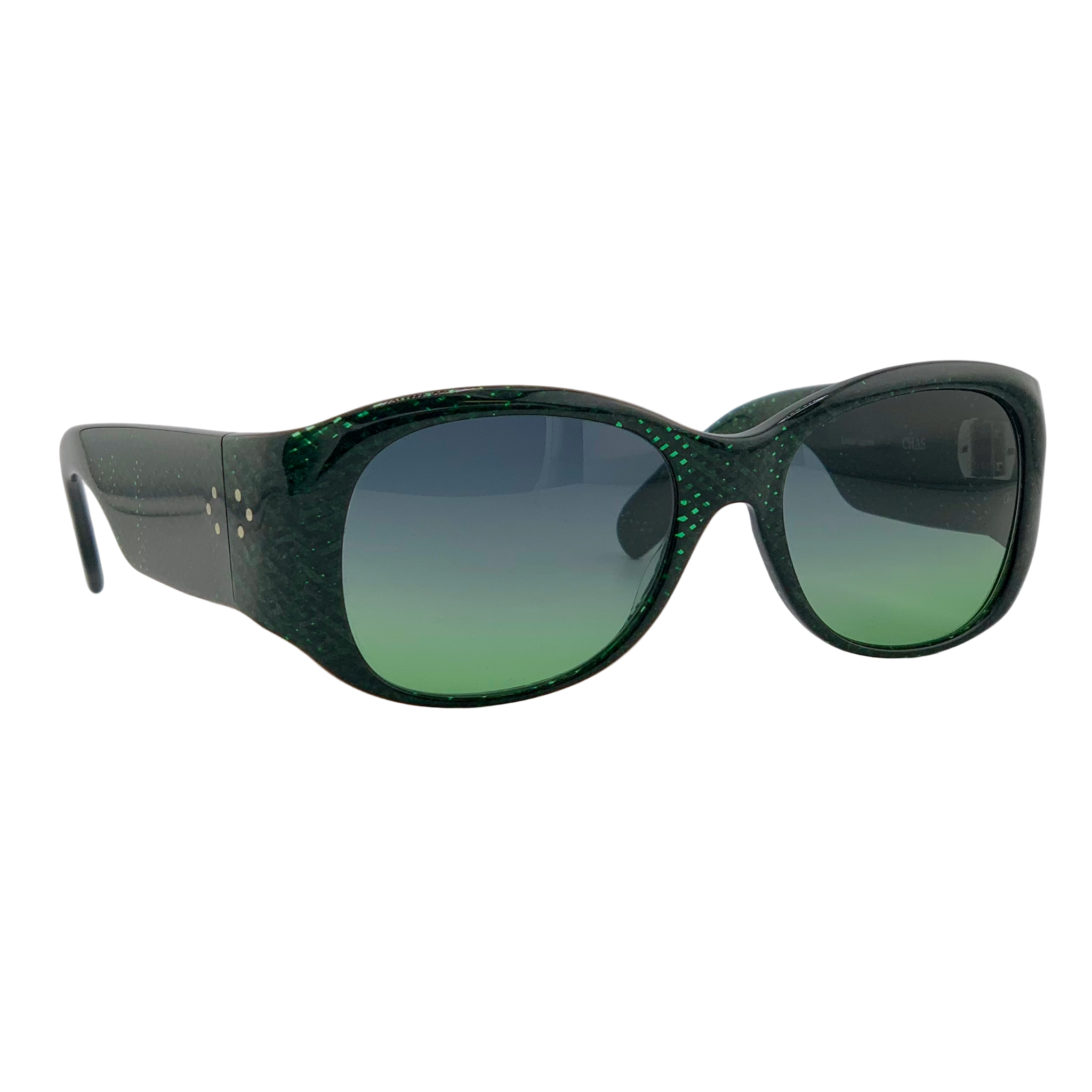 VINTAGE OLIVER GOLDSMITH OVAL SUNGLASSES FROM THE 1980'S