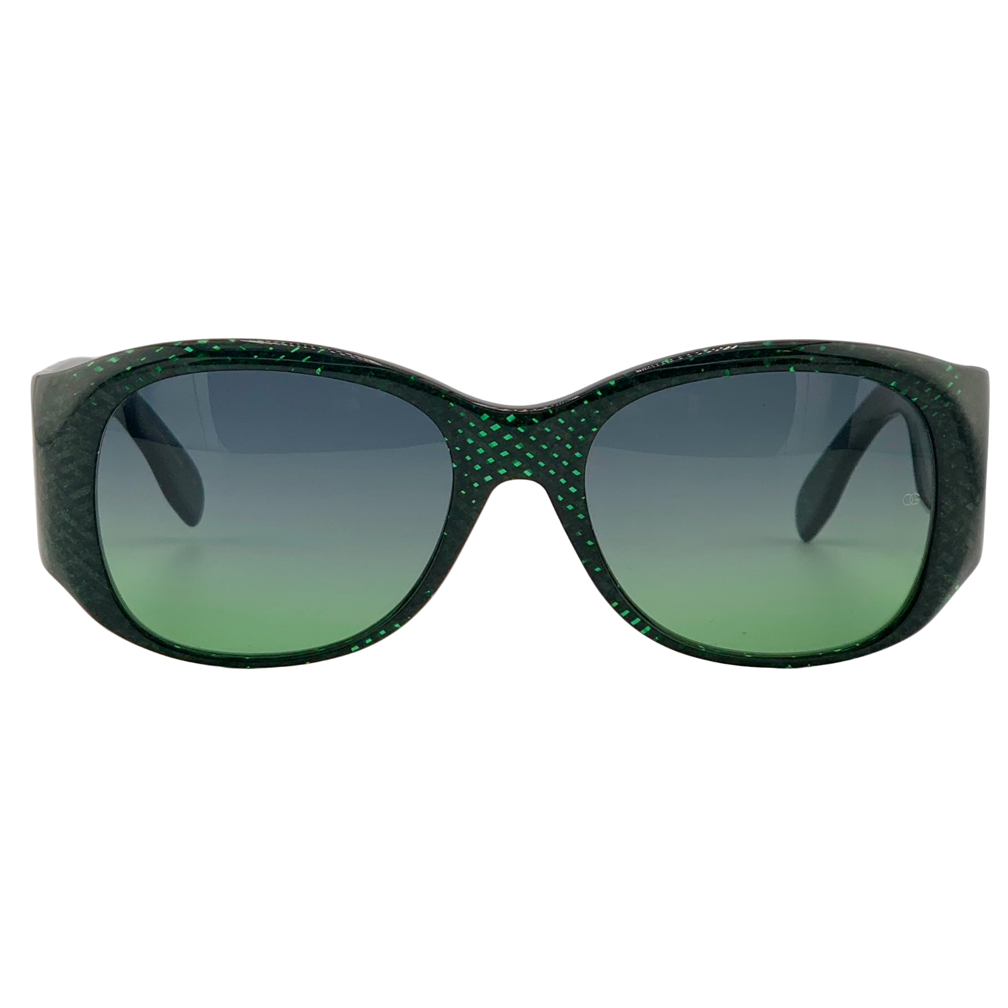 VINTAGE OLIVER GOLDSMITH OVAL SUNGLASSES FROM THE 1980'S