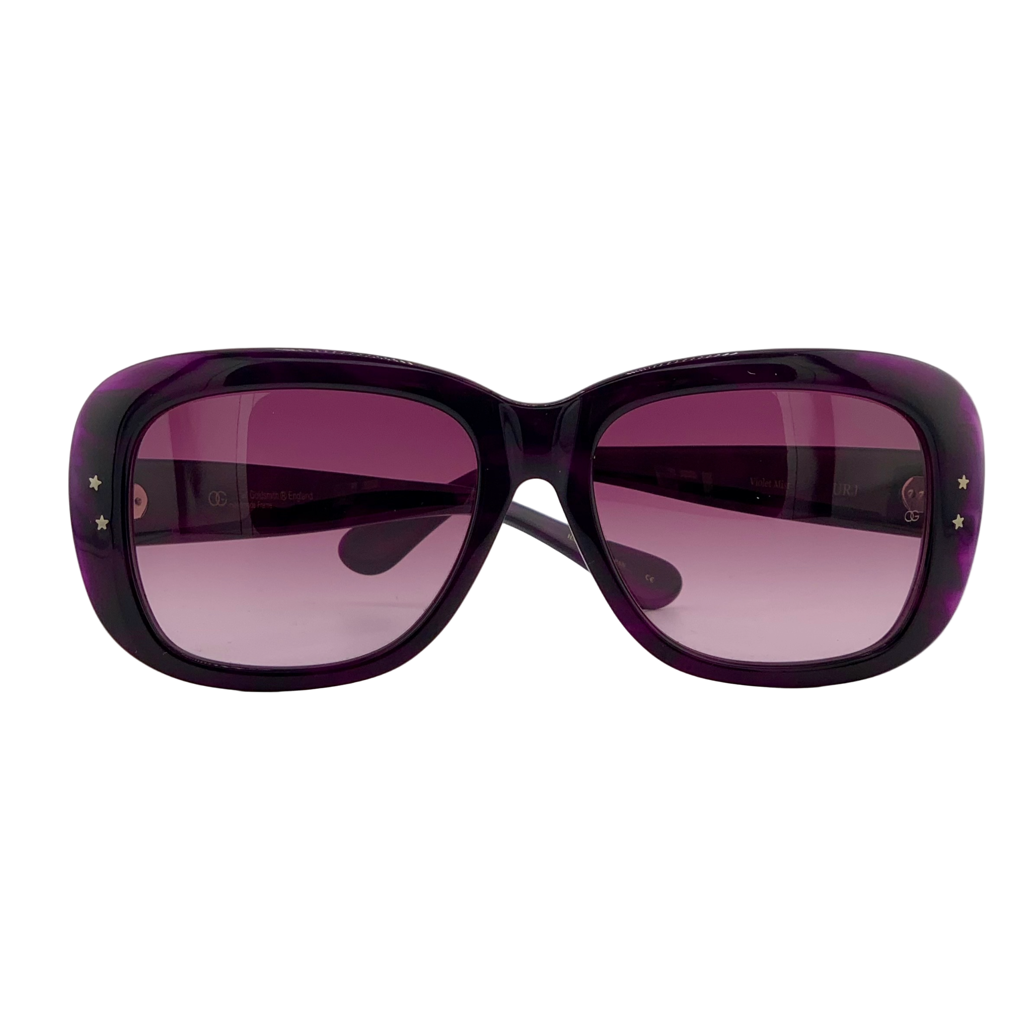 VINTAGE OLIVER GOLDSMITH OVAL SUNGLASSES FROM THE 1980'S