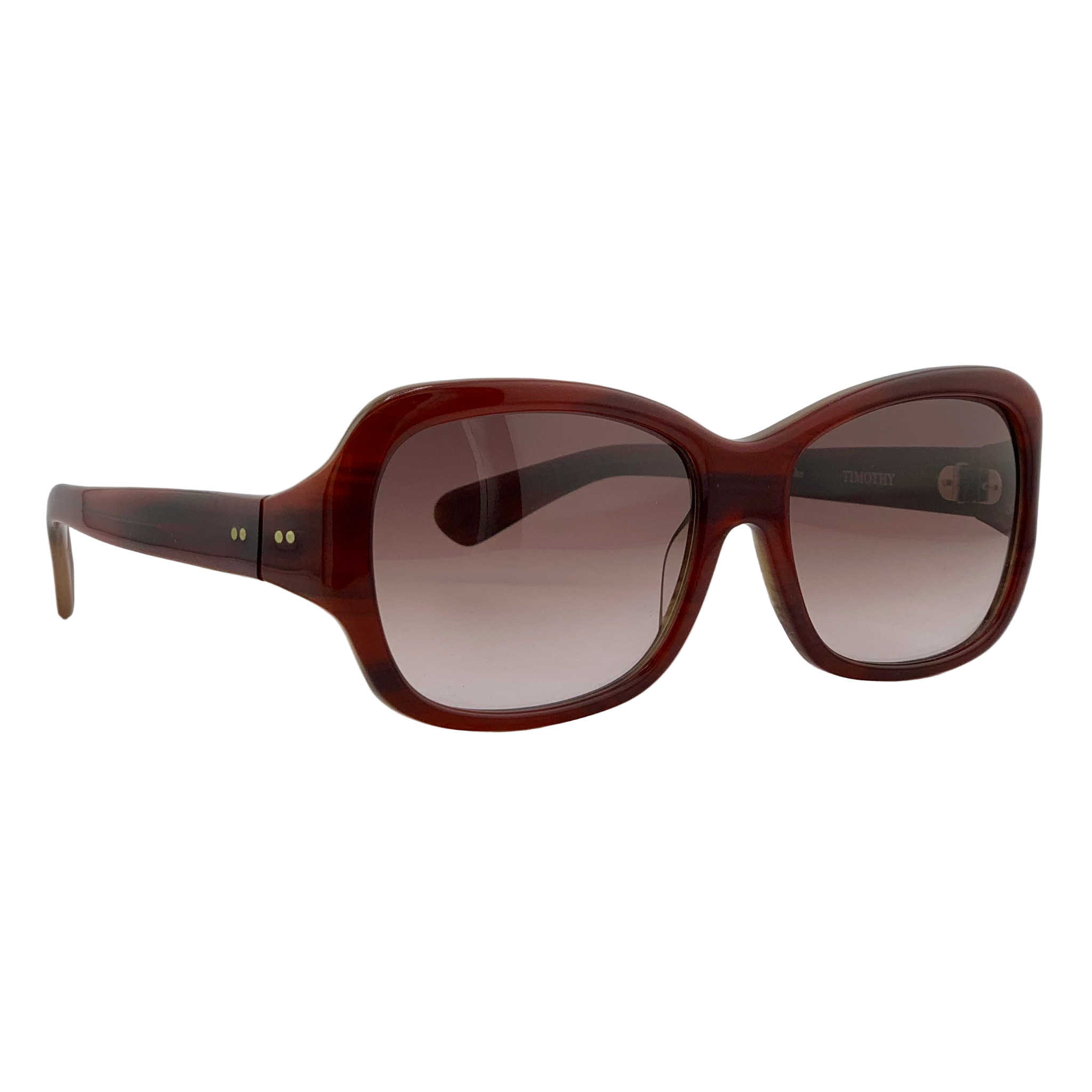 VINTAGE OLIVER GOLDSMITH OVAL SUNGLASSES FROM THE 1980'S