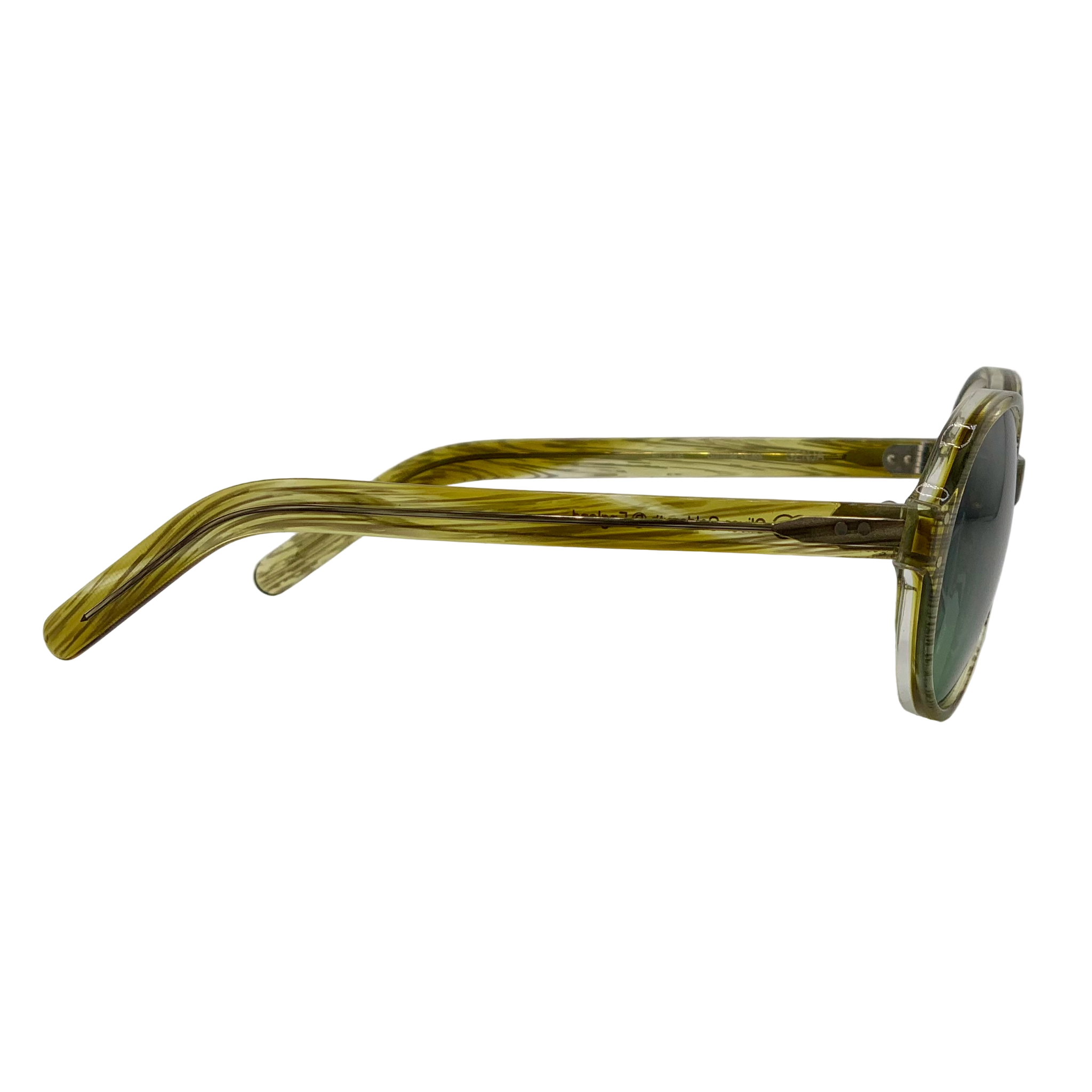 VINTAGE OLIVER GOLDSMITH ROUND SUNGLASSES FROM THE 1980'S