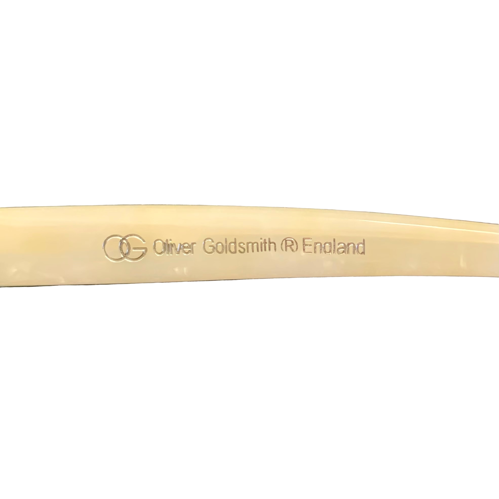 VINTAGE OLIVER GOLDSMITH OVAL SUNGLASSES FROM THE 1980'S