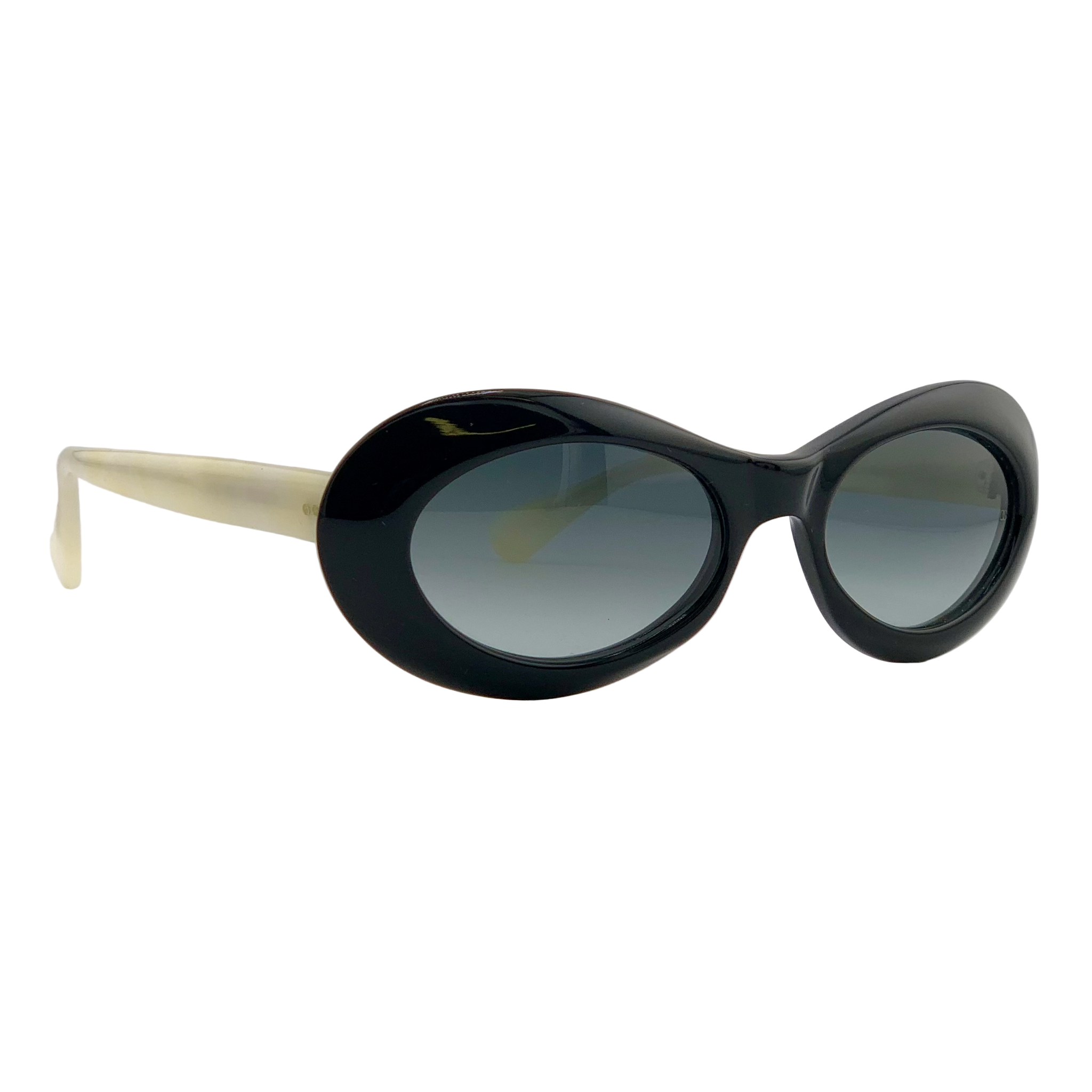 VINTAGE OLIVER GOLDSMITH OVAL SUNGLASSES FROM THE 1980'S