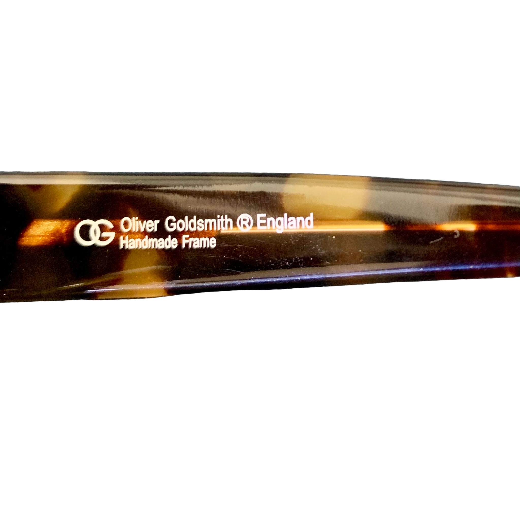 VINTAGE OLIVER GOLDSMITH SQUARE SUNGLASSES FROM THE 1980'S