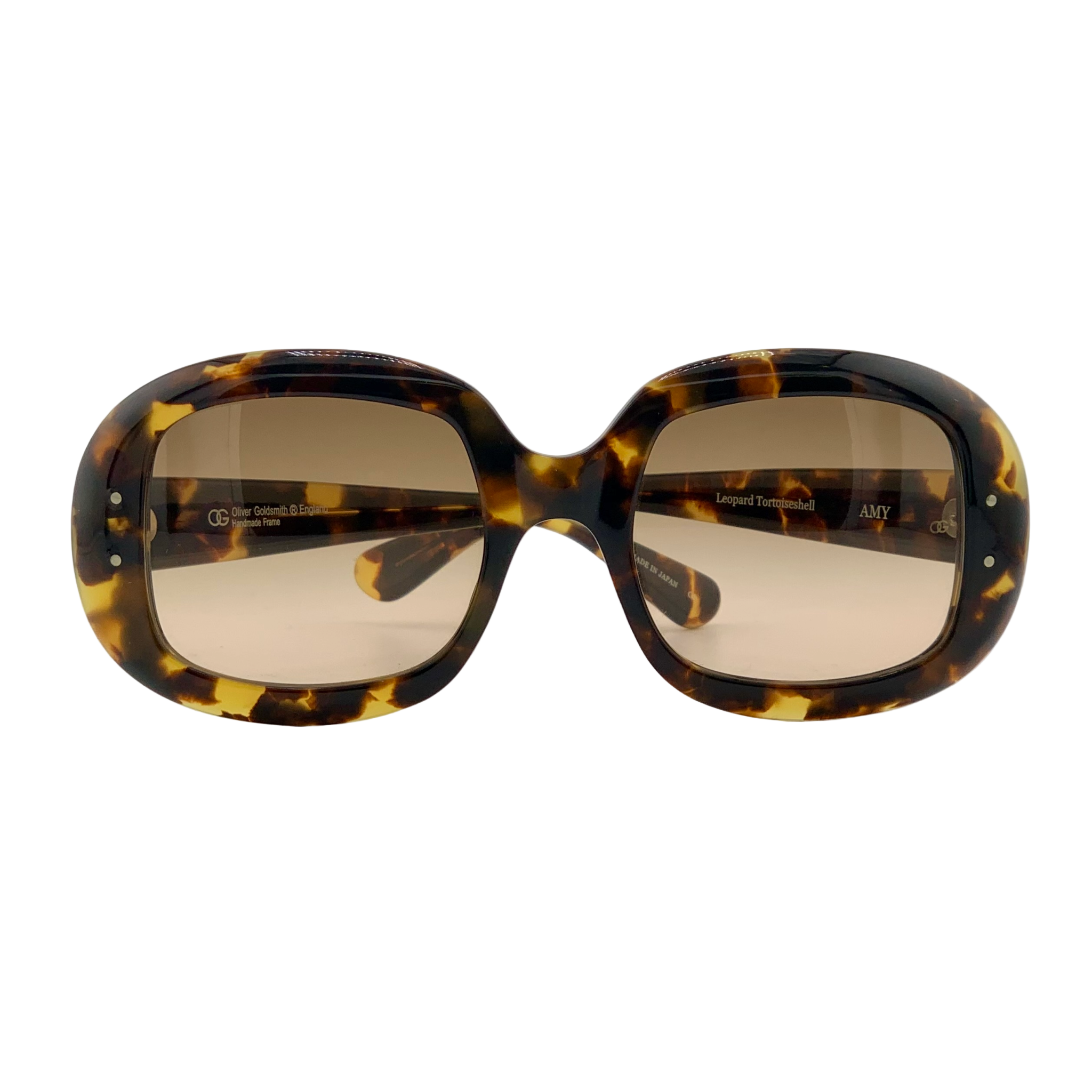 VINTAGE OLIVER GOLDSMITH SQUARE SUNGLASSES FROM THE 1980'S