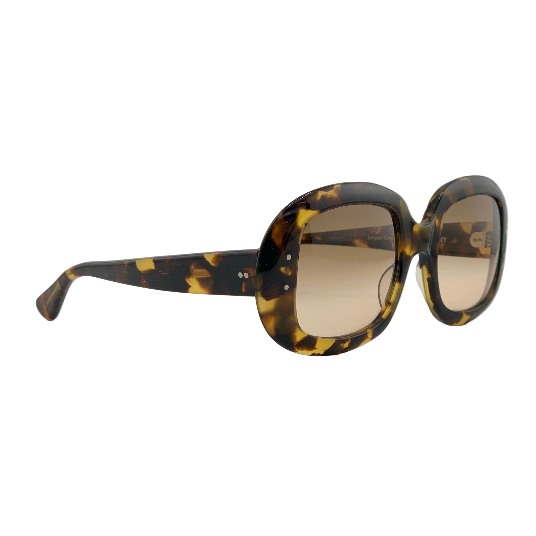 VINTAGE OLIVER GOLDSMITH SQUARE SUNGLASSES FROM THE 1980'S