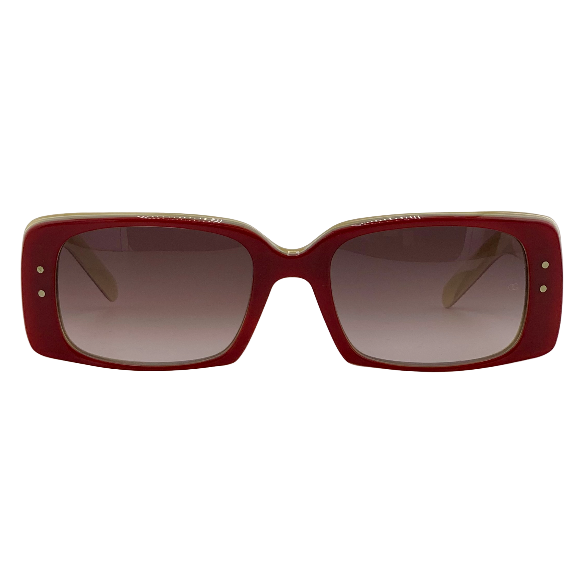 VINTAGE OLIVER GOLDSMITH RECTANGLE SUNGLASSES FROM THE 1980'S