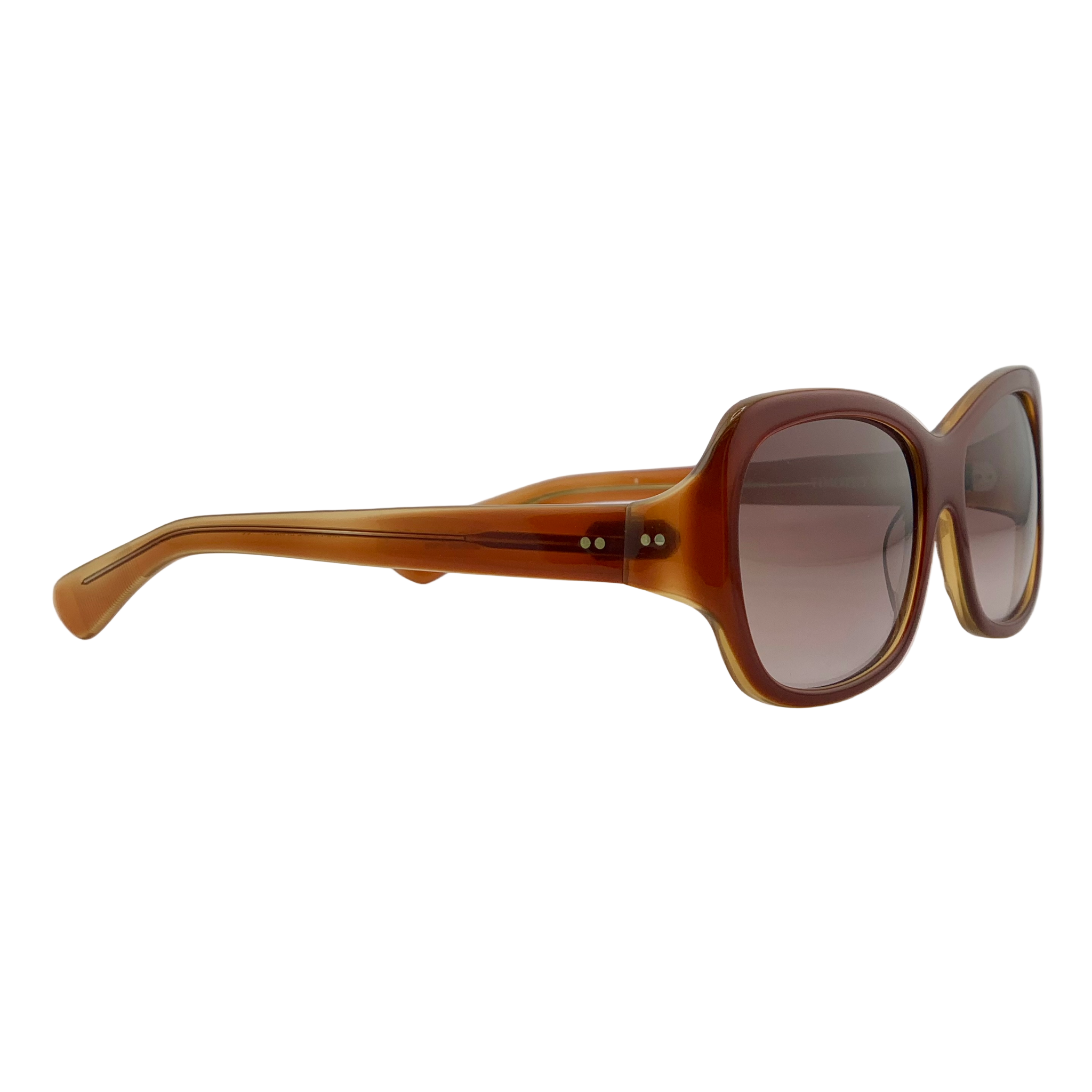 VINTAGE OLIVER GOLDSMITH OVAL SUNGLASSES FROM THE 1980'S