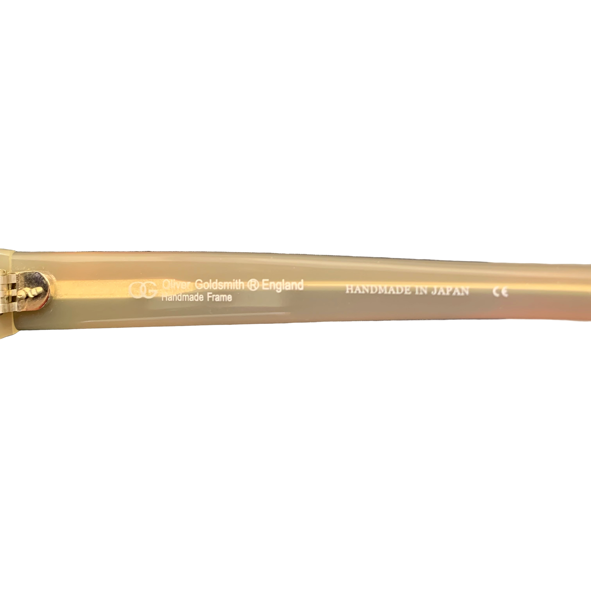 VINTAGE OLIVER GOLDSMITH OVAL SUNGLASSES FROM THE 1980'S