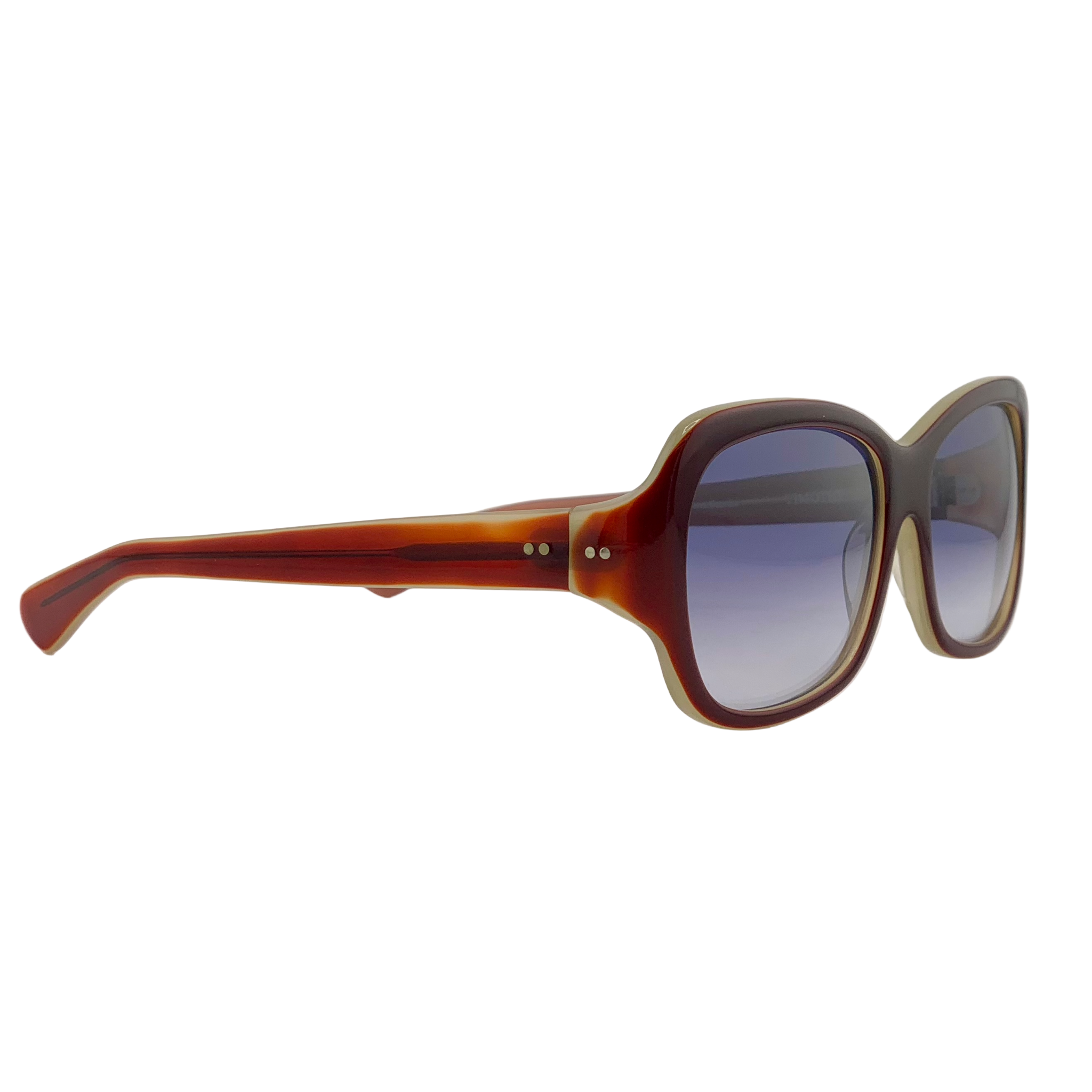 VINTAGE OLIVER GOLDSMITH OVAL SUNGLASSES FROM THE 1980'S