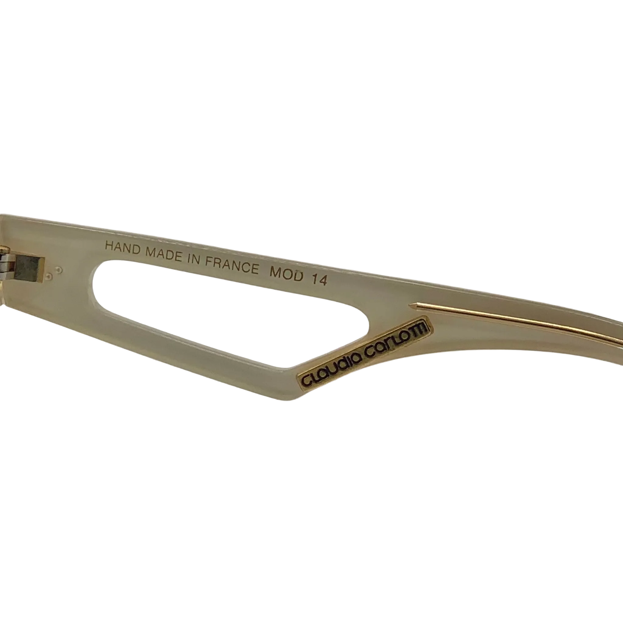 VINTAGE CLAUDIA CARLOTTI SQUARE SUNGLASSES FROM THE 1980'S