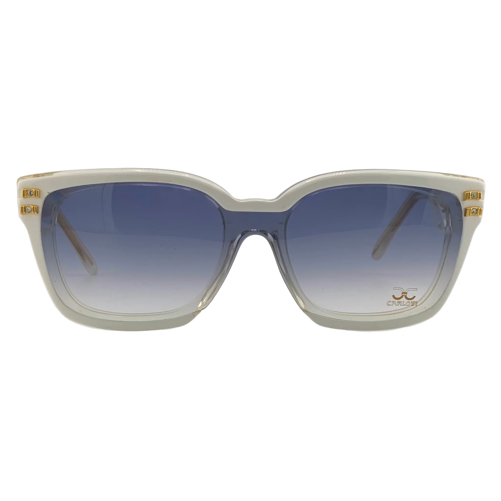 VINTAGE CLAUDIA CARLOTTI SQUARE SUNGLASSES FROM THE 1980'S