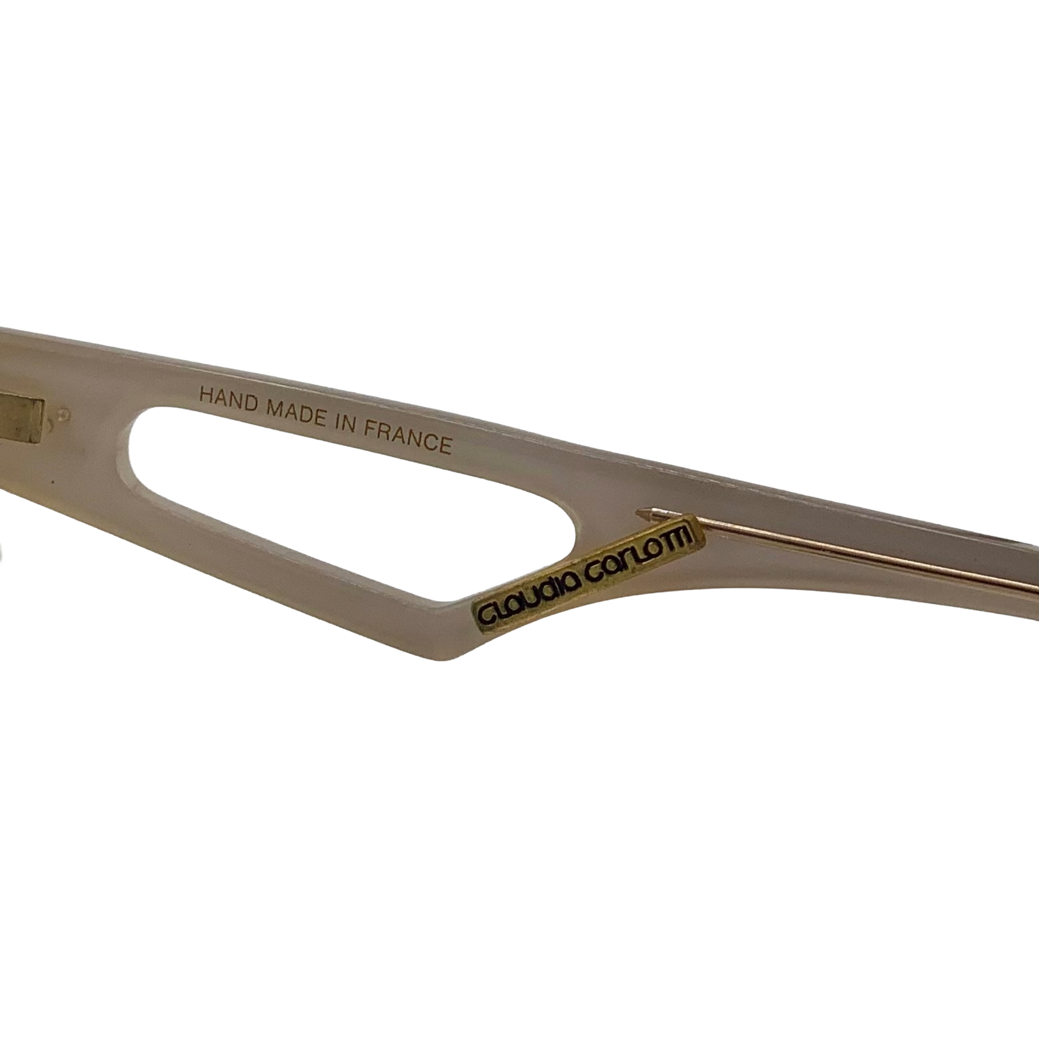 VINTAGE CLAUDIA CARLOTTI OVAL SUNGLASSES FROM THE 1980'S