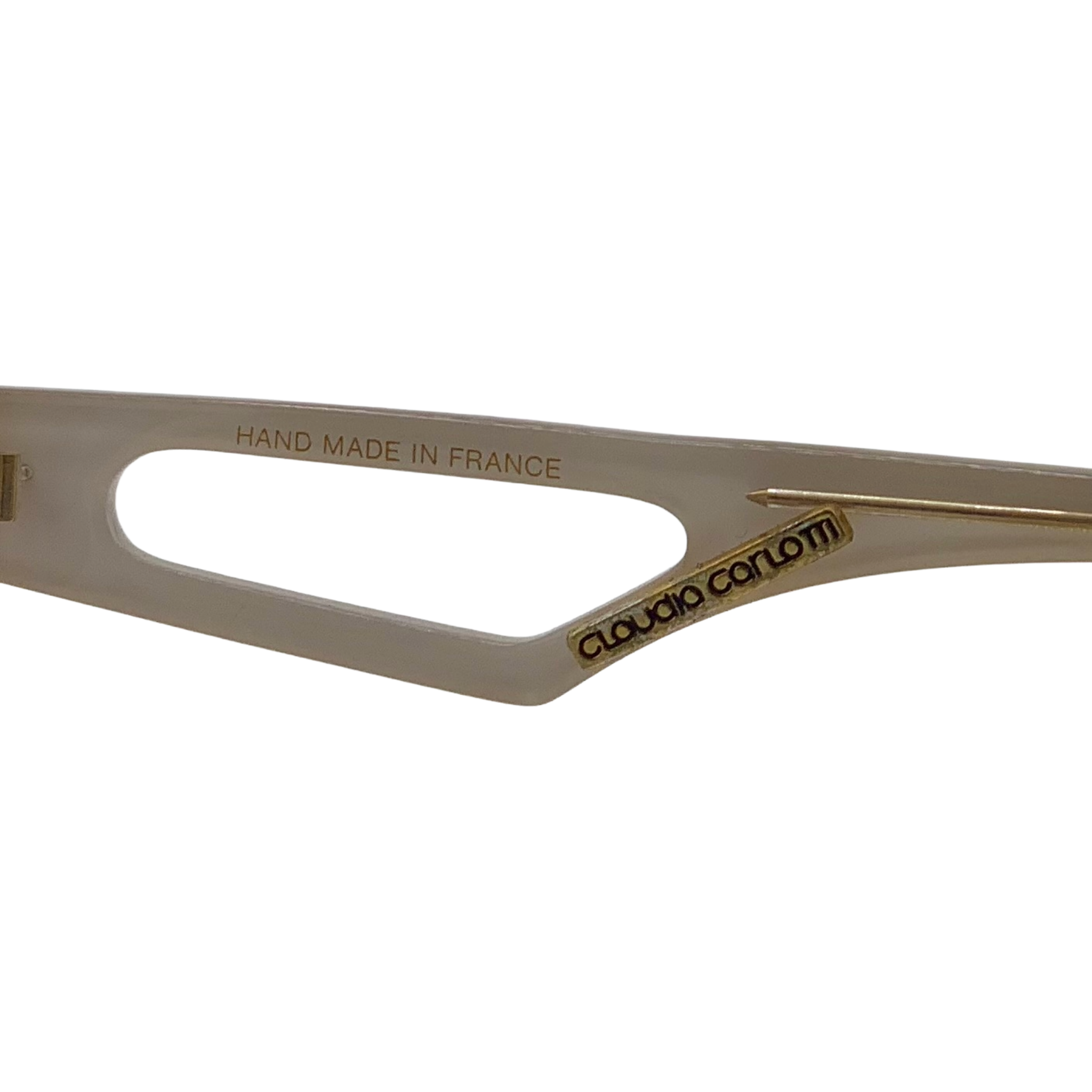 VINTAGE CLAUDIA CARLOTTI OVAL SUNGLASSES FROM THE 1980'S