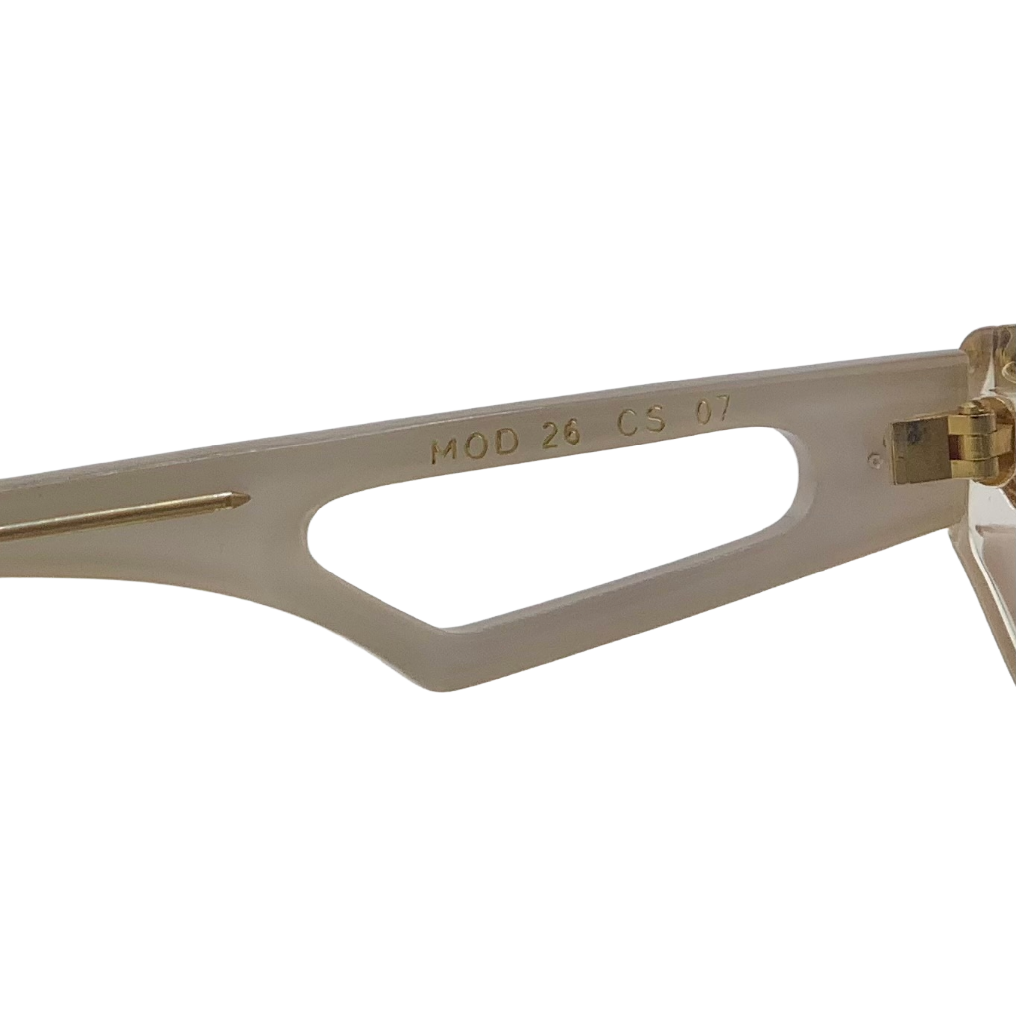 VINTAGE CLAUDIA CARLOTTI OVAL SUNGLASSES FROM THE 1980'S