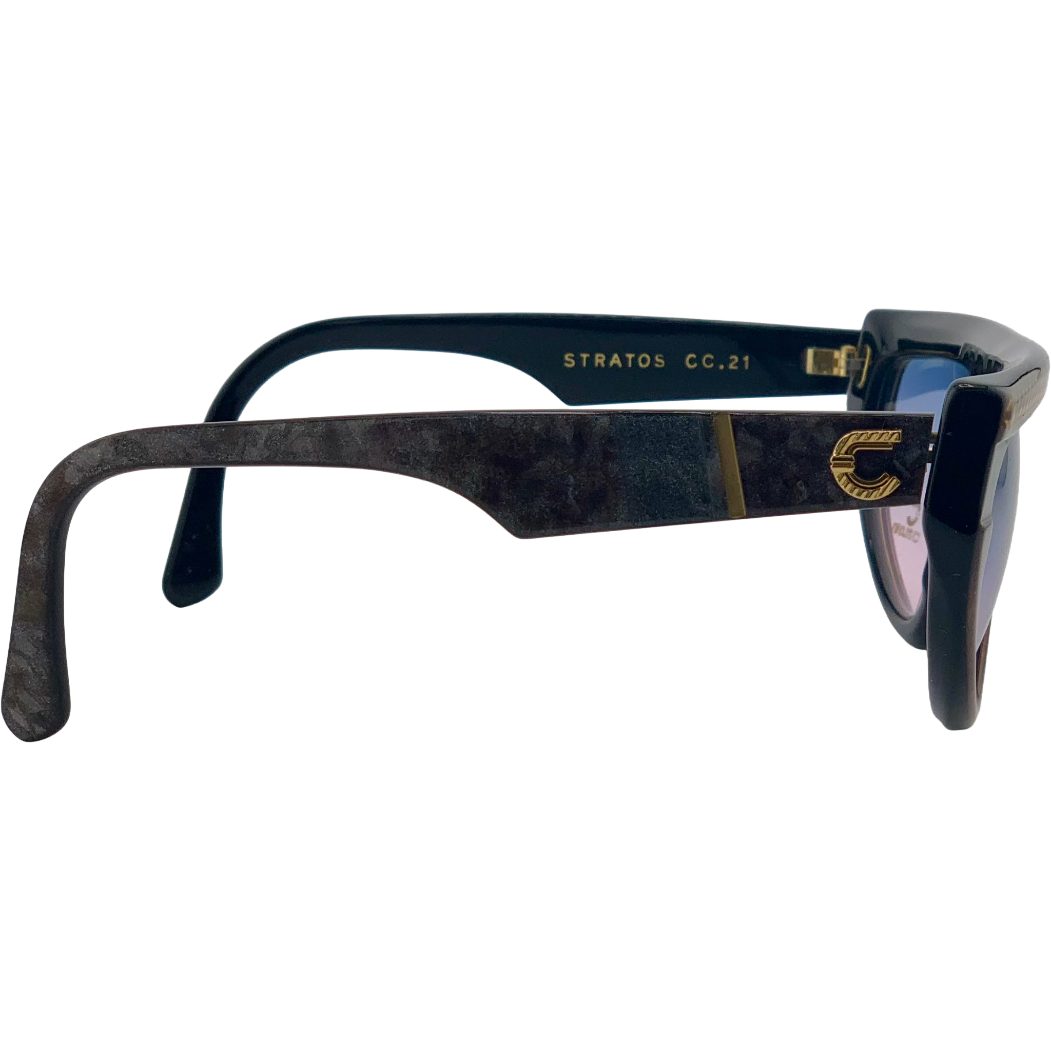 VINTAGE CLAUDIA CARLOTTI OVAL SUNGLASSES FROM THE 1980'S