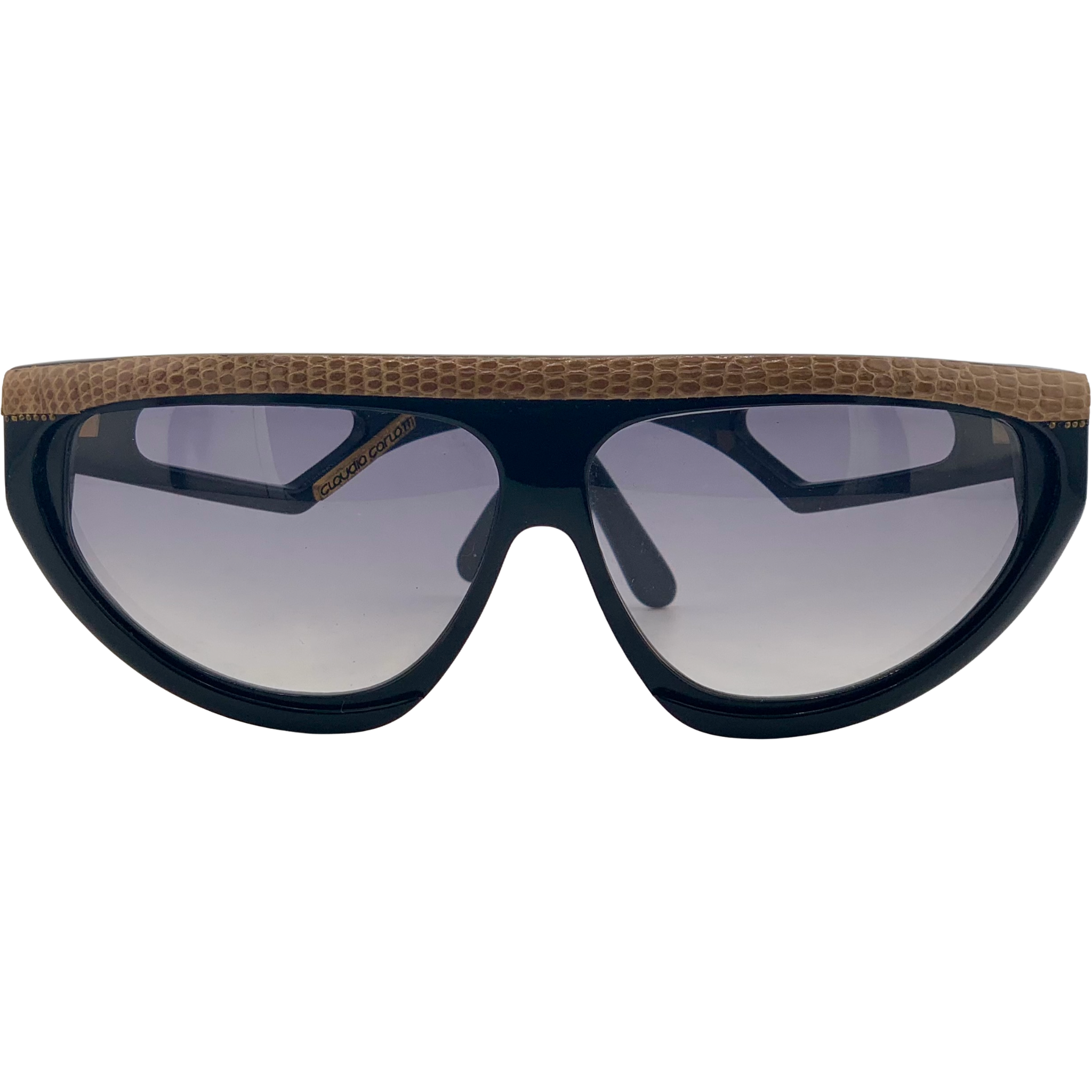 VINTAGE CLAUDIA CARLOTTI OVAL SUNGLASSES FROM THE 1980'S