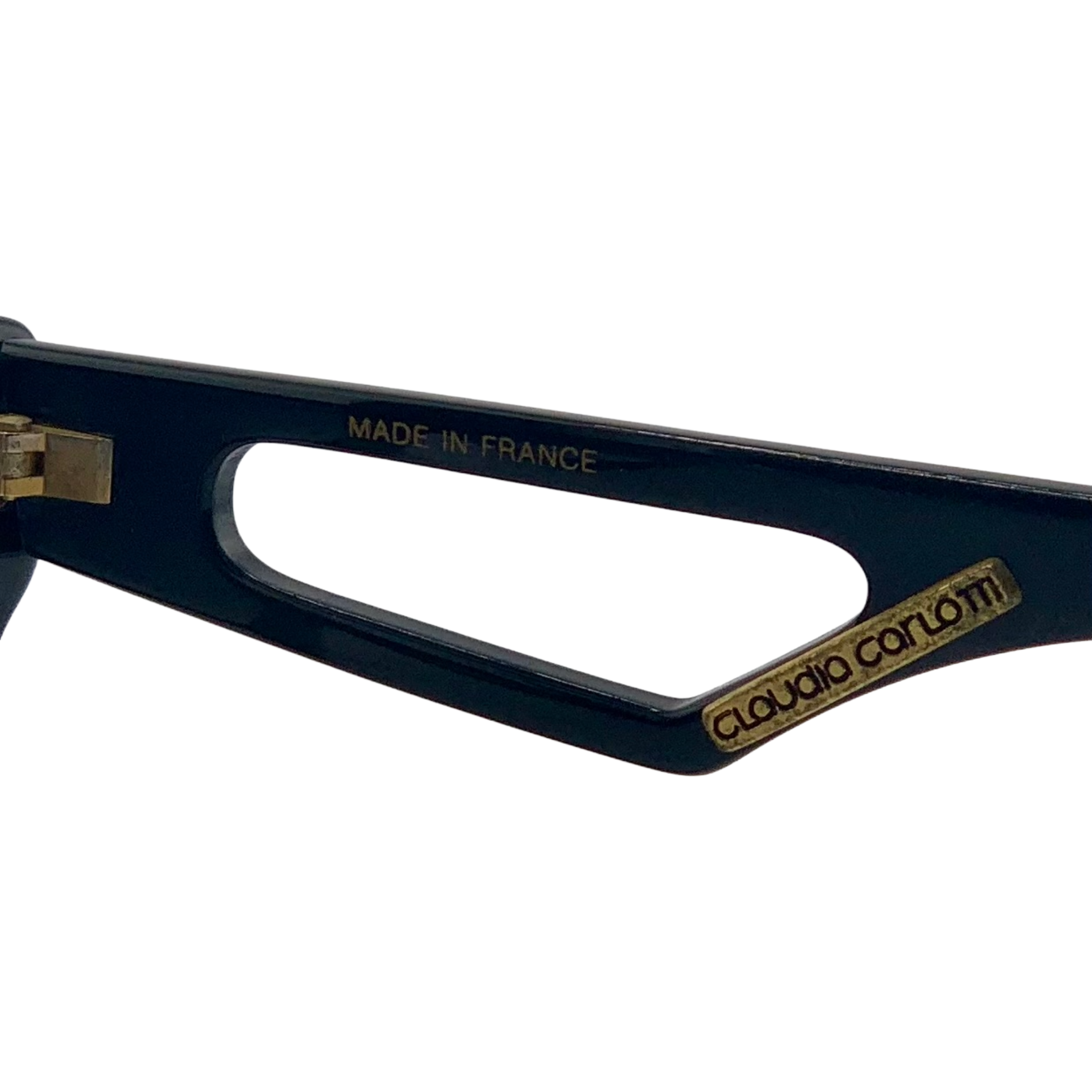 VINTAGE CLAUDIA CARLOTTI OVAL SUNGLASSES FROM THE 1980'S