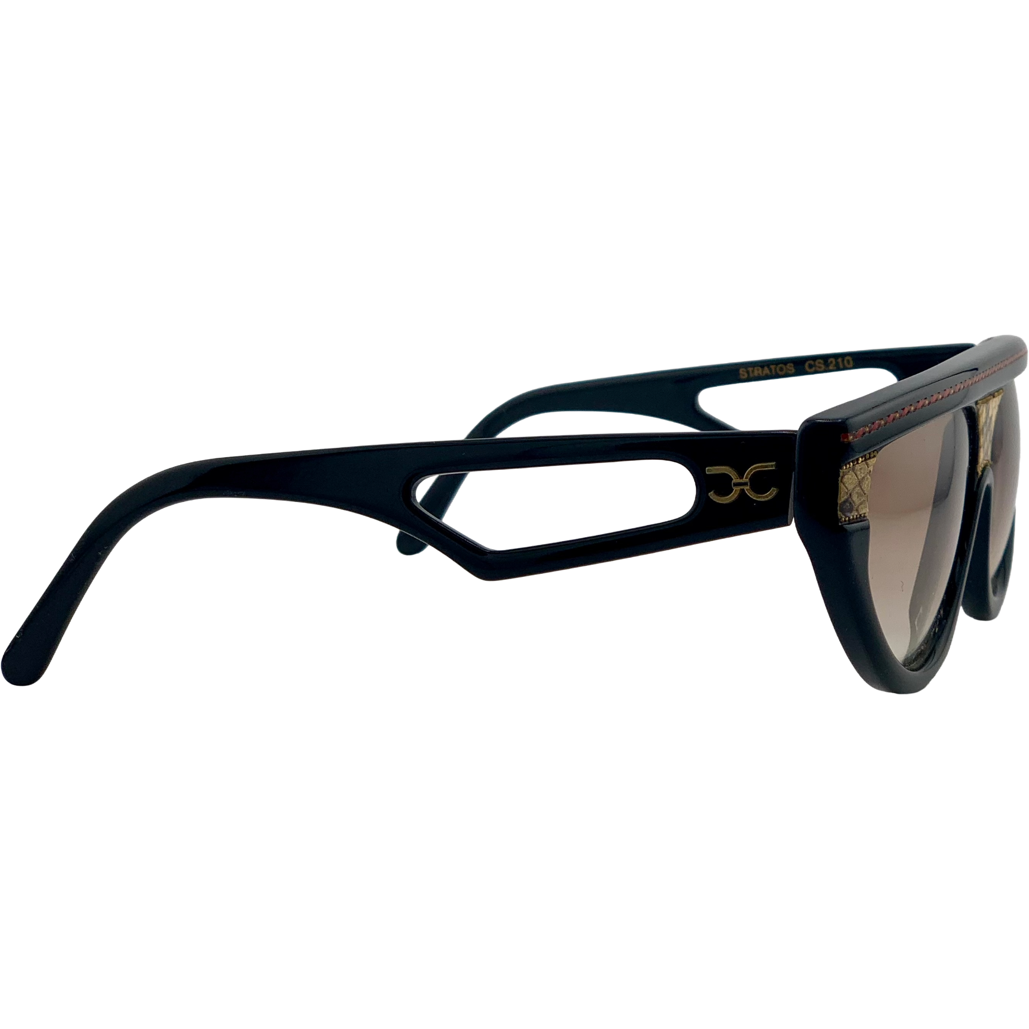 VINTAGE CLAUDIA CARLOTTI OVAL SUNGLASSES FROM THE 1980'S