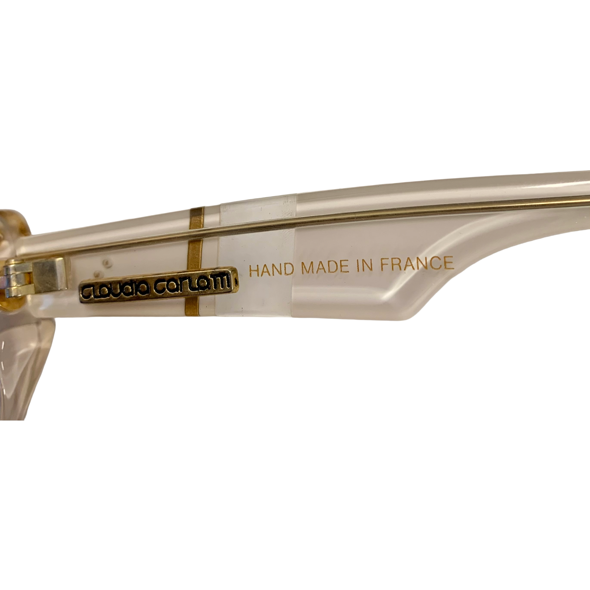 VINTAGE CLAUDIA CARLOTTI OVAL SUNGLASSES FROM THE 1980'S