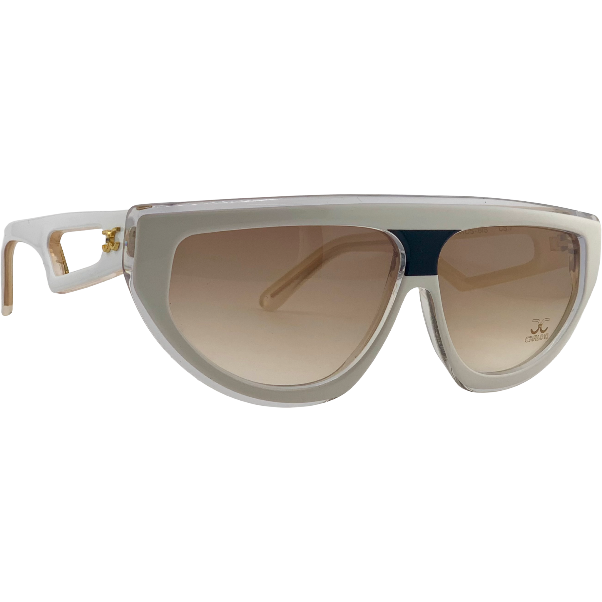 VINTAGE CLAUDIA CARLOTTI OVAL SUNGLASSES FROM THE 1980'S