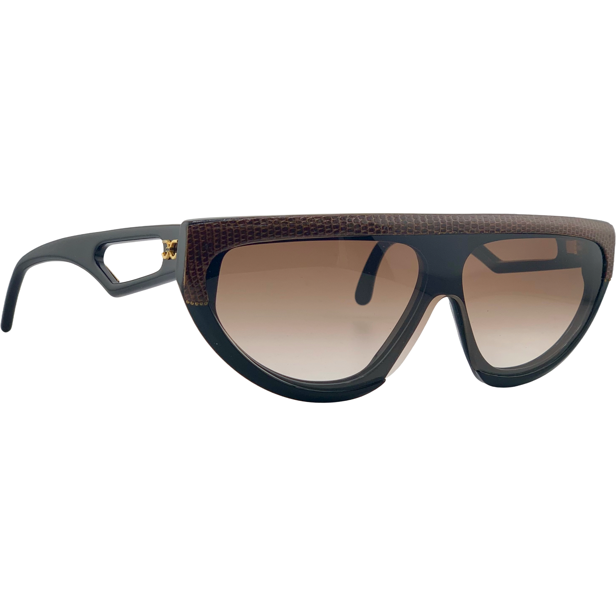 VINTAGE CLAUDIA CARLOTTI OVAL SUNGLASSES FROM THE 1980'S