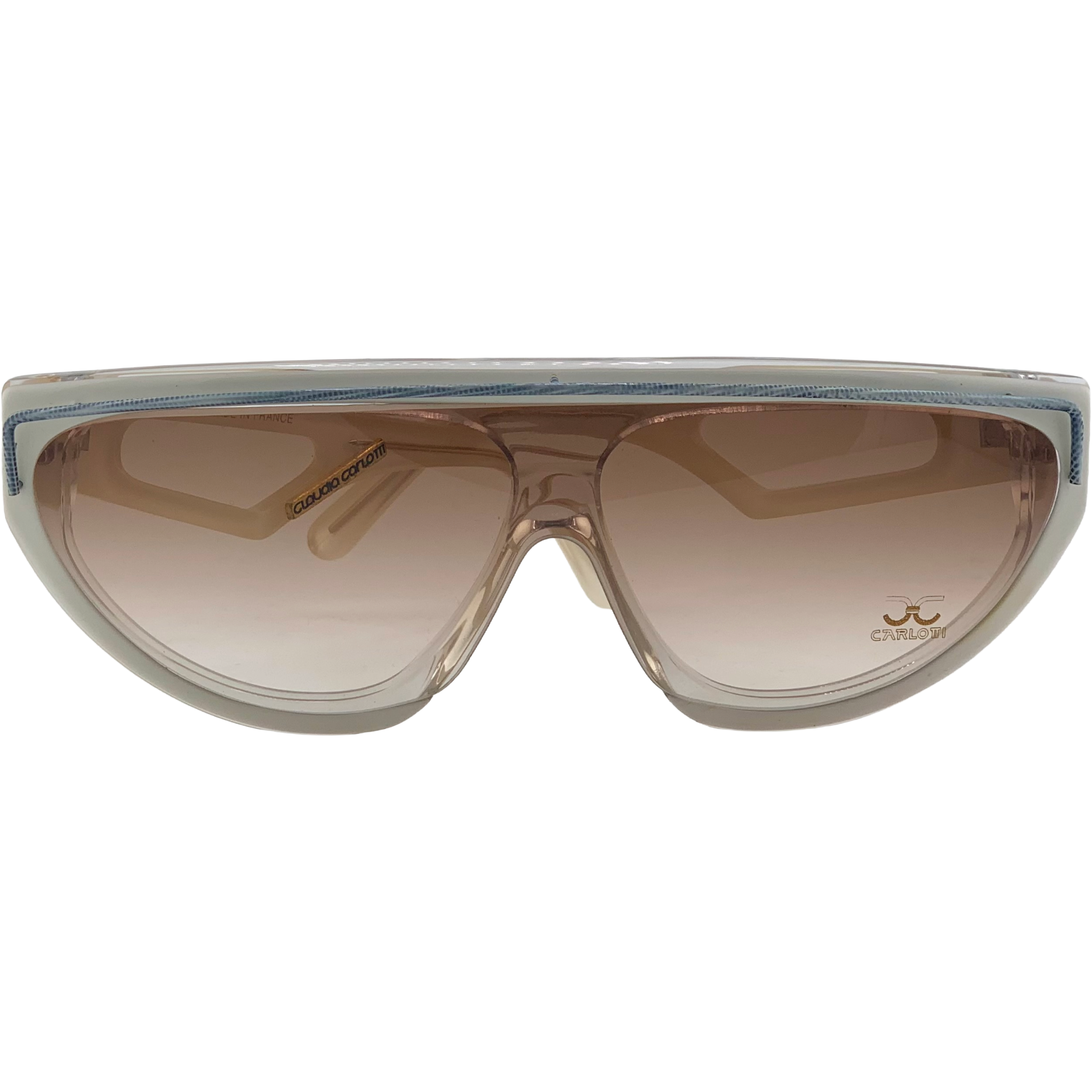 VINTAGE CLAUDIA CARLOTTI OVAL SUNGLASSES FROM THE 1980'S