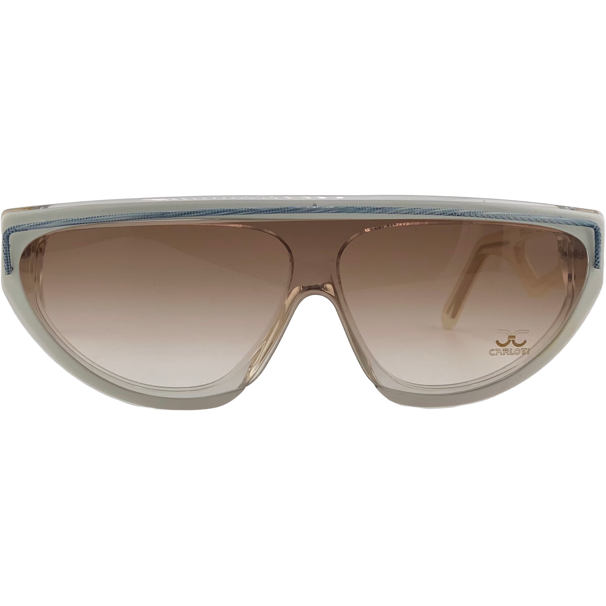 VINTAGE CLAUDIA CARLOTTI OVAL SUNGLASSES FROM THE 1980'S