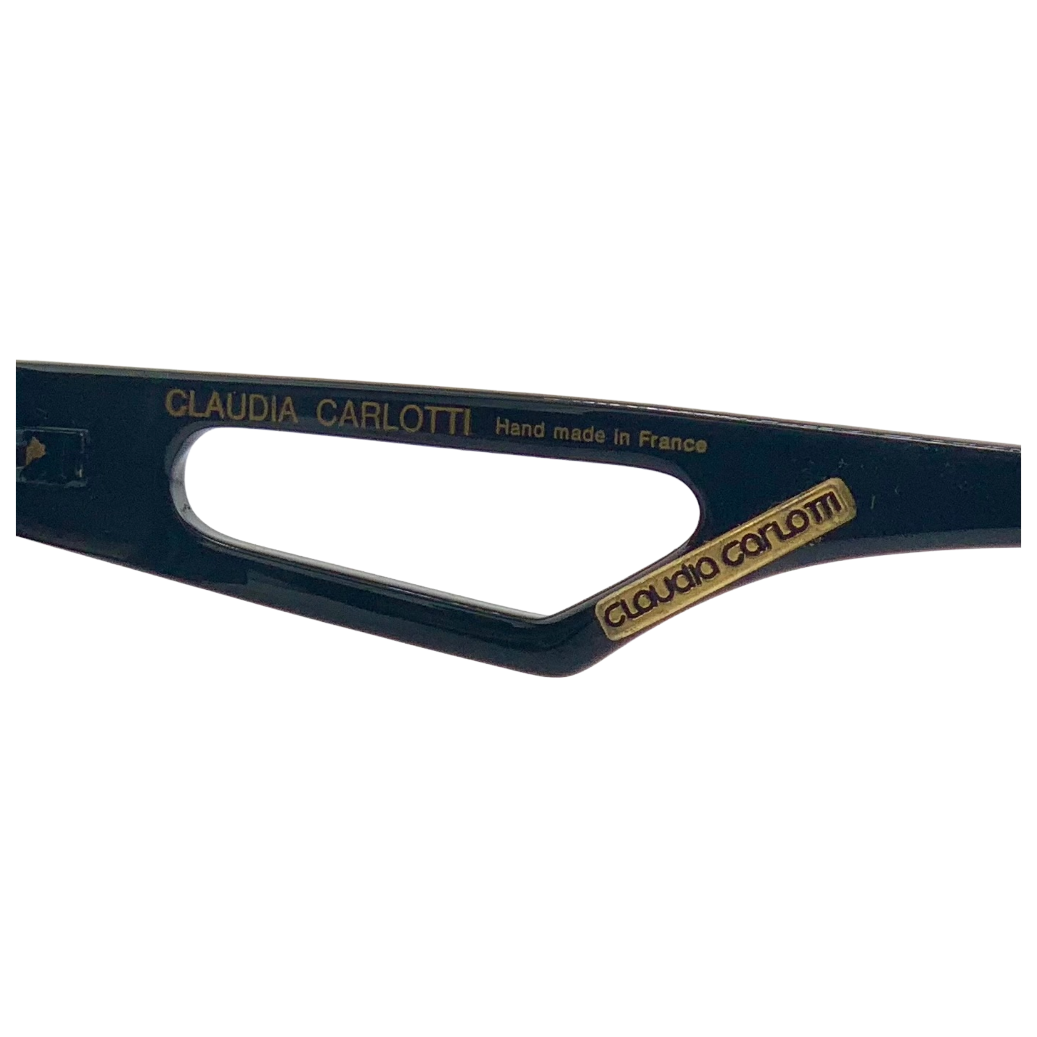 VINTAGE CLAUDIA CARLOTTI RECTANGLE SUNGLASSES FROM THE 1980'S